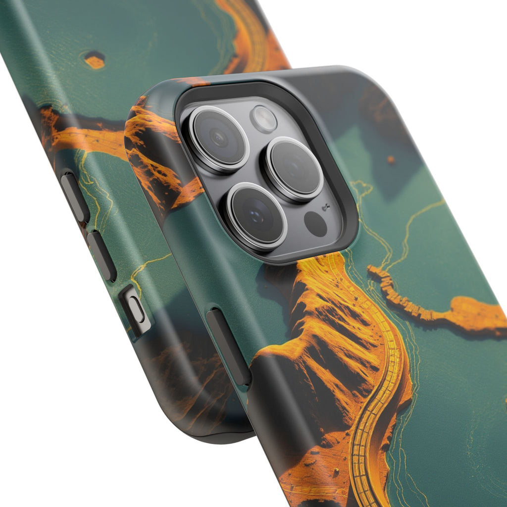 iPhone Vibrant River Delta Aerial Design Slim Everyday iPhone Designer · iPhone