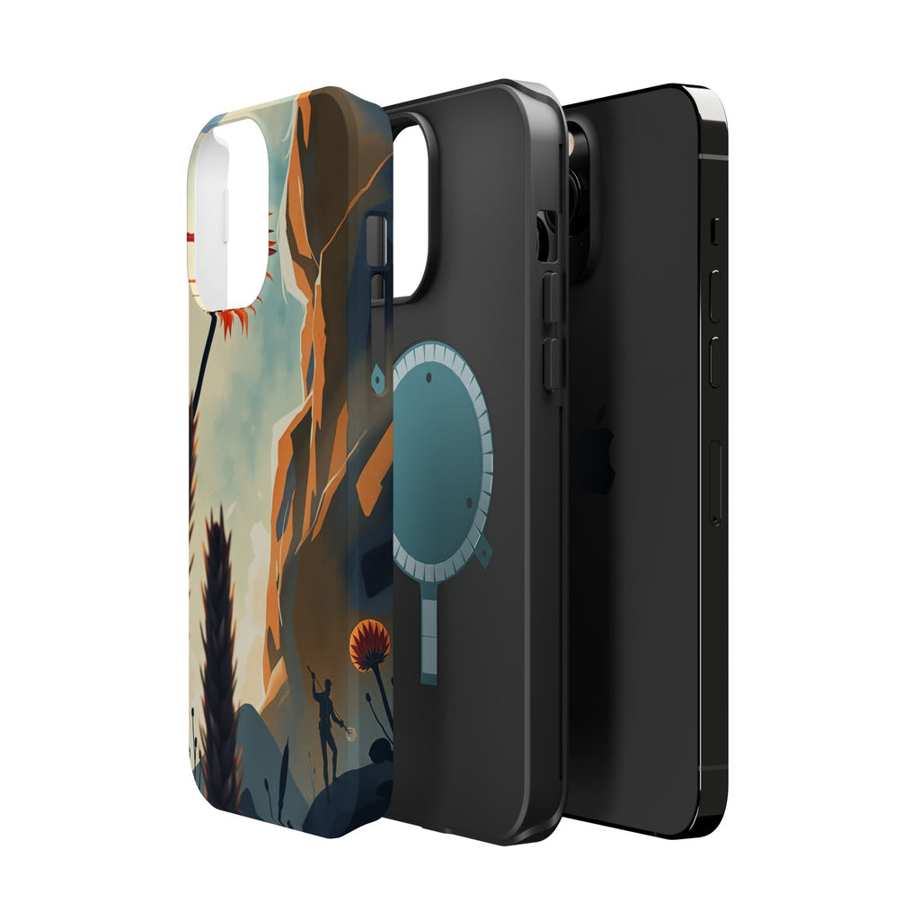 iPhone Bud Burst Vibrant Watercolor Artistic Everyday Cas Slim Snap Case · iPhon