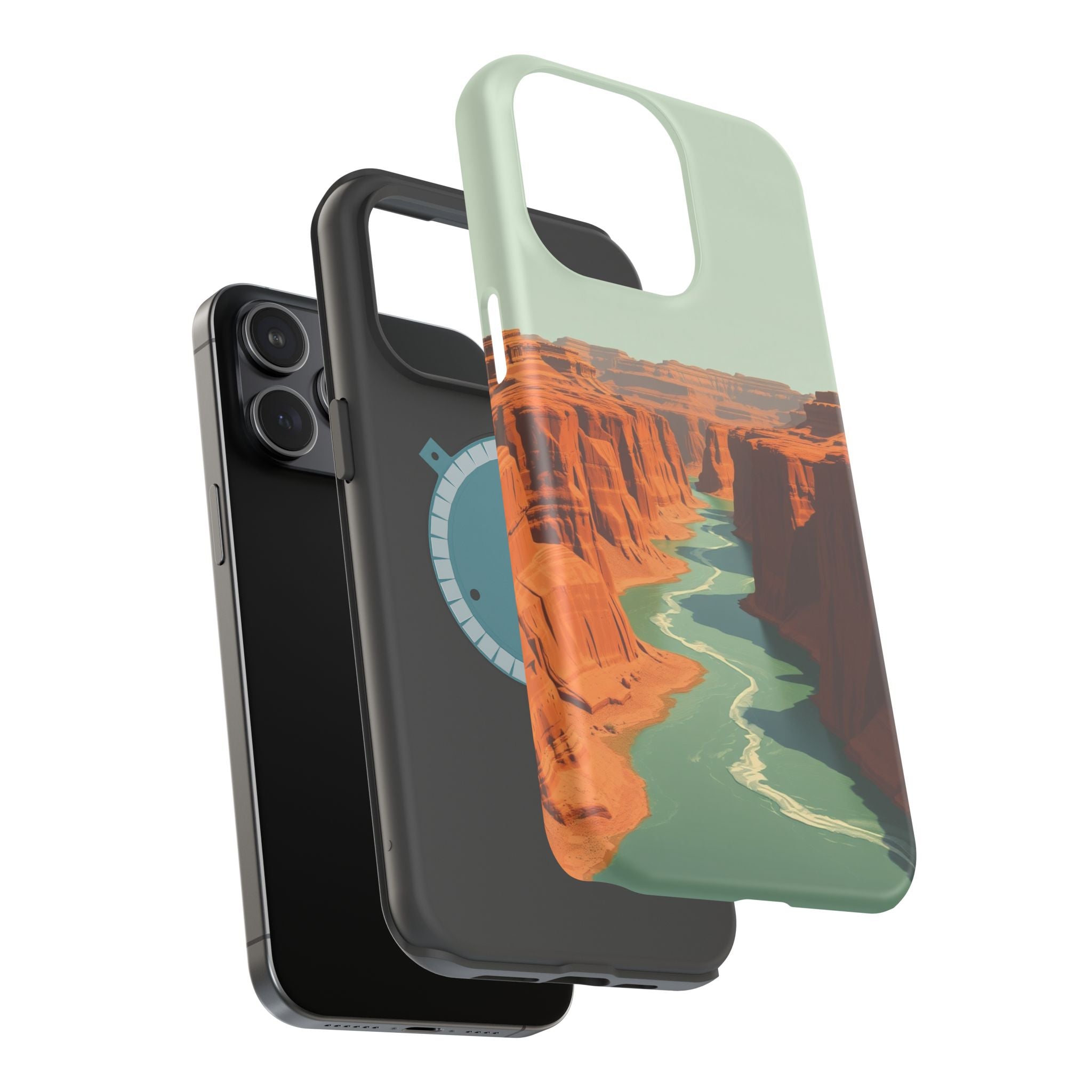 iPhone Burnt Orange And Sand River Canyon Slim iPhone Everyday Designer · iPhone