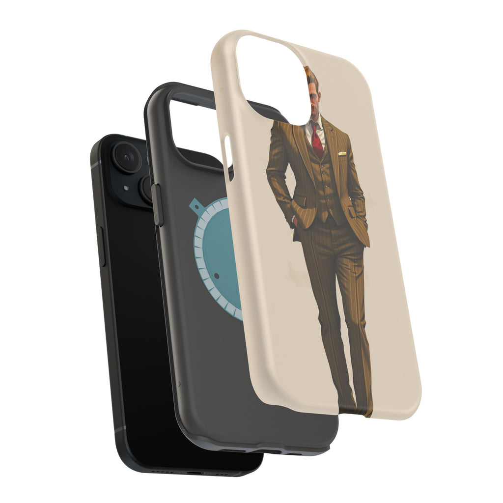 iPhone Pinstripe Suit Grunge Distressed Slim Everyday Designer Case · iPhone Cas