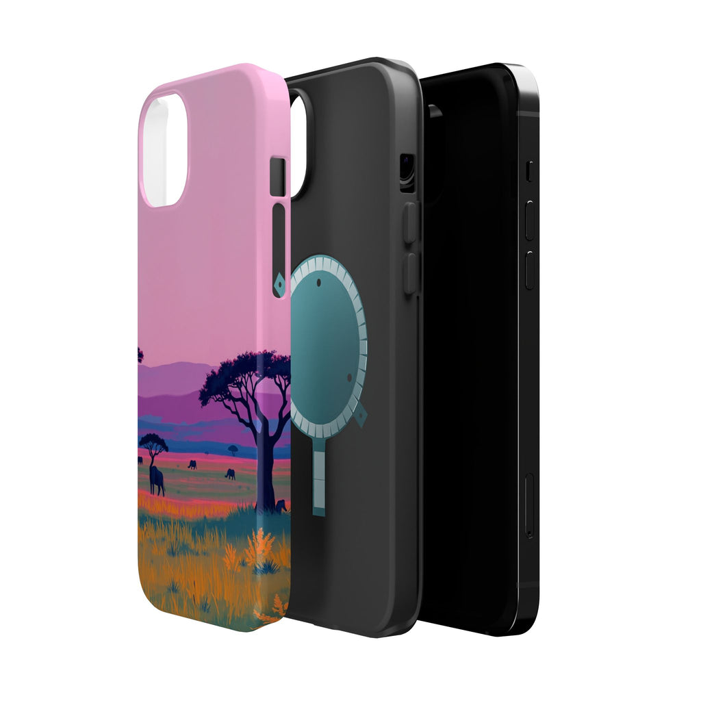 iPhone Savanna Horizon Electric Art Slim Everyday Designer Case · iPhone Case