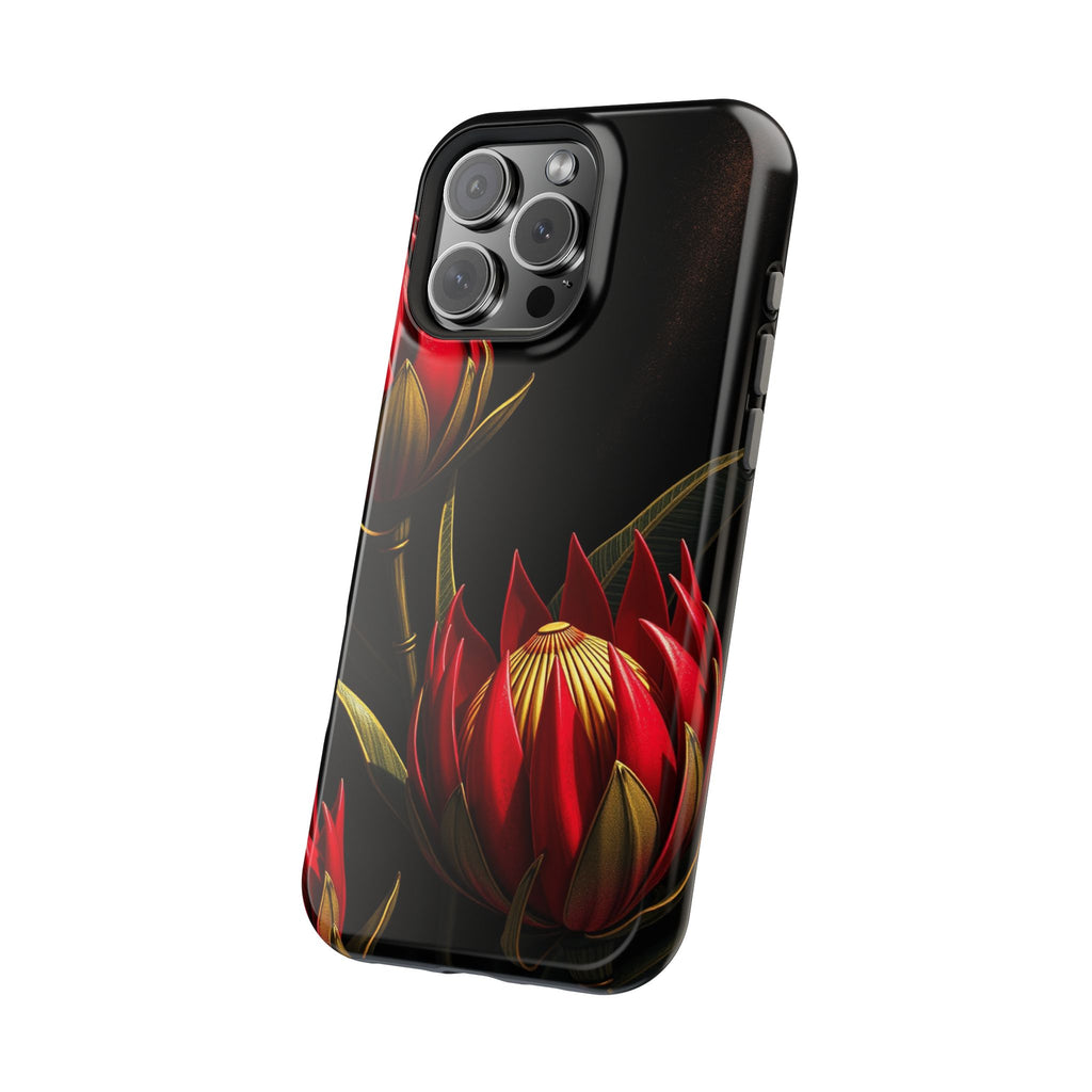 iPhone Protea Bold Gold Foil Luxury Slim Everyday Designer Case · iPhone Case