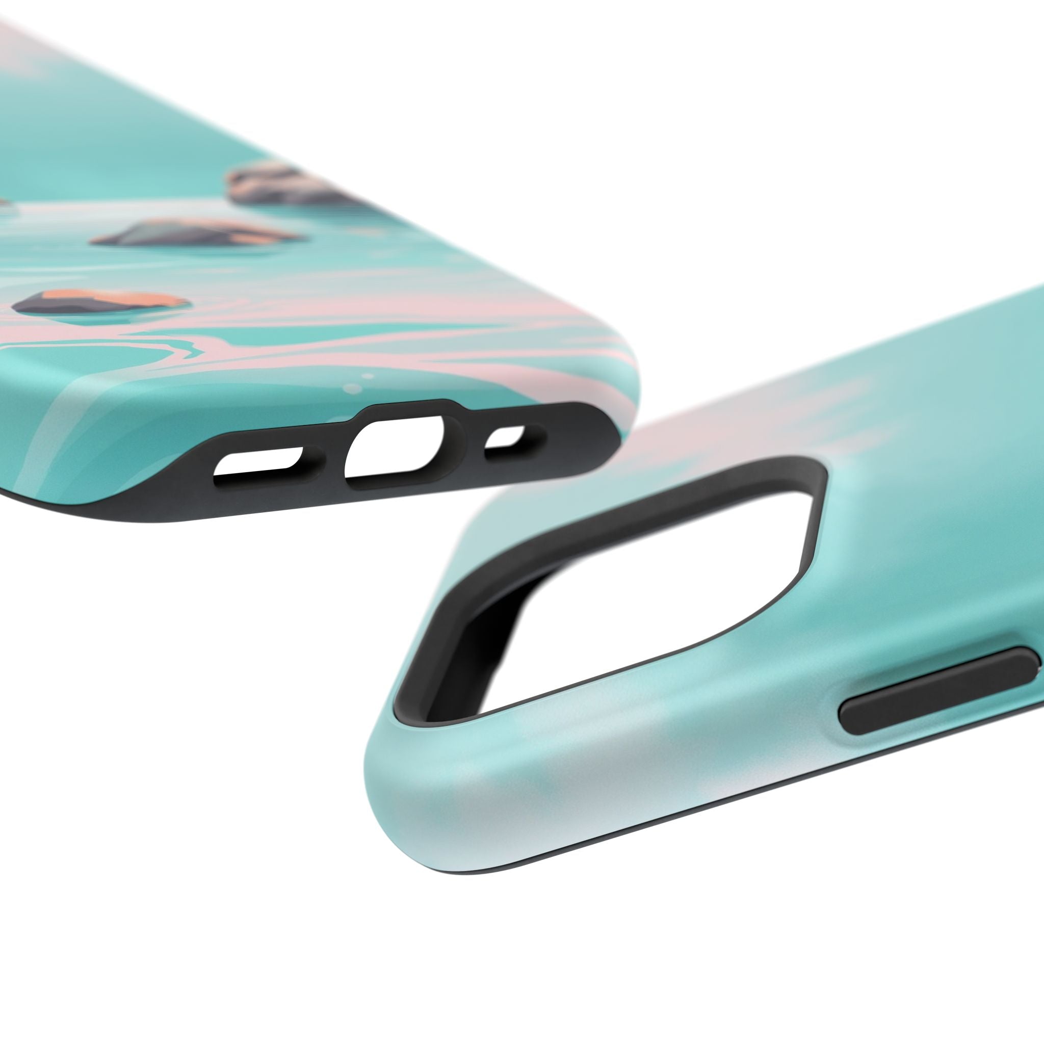 iPhone Vibrant Tidal Pool Design Bold Modern Everyday Snap Case · iPhone Case
