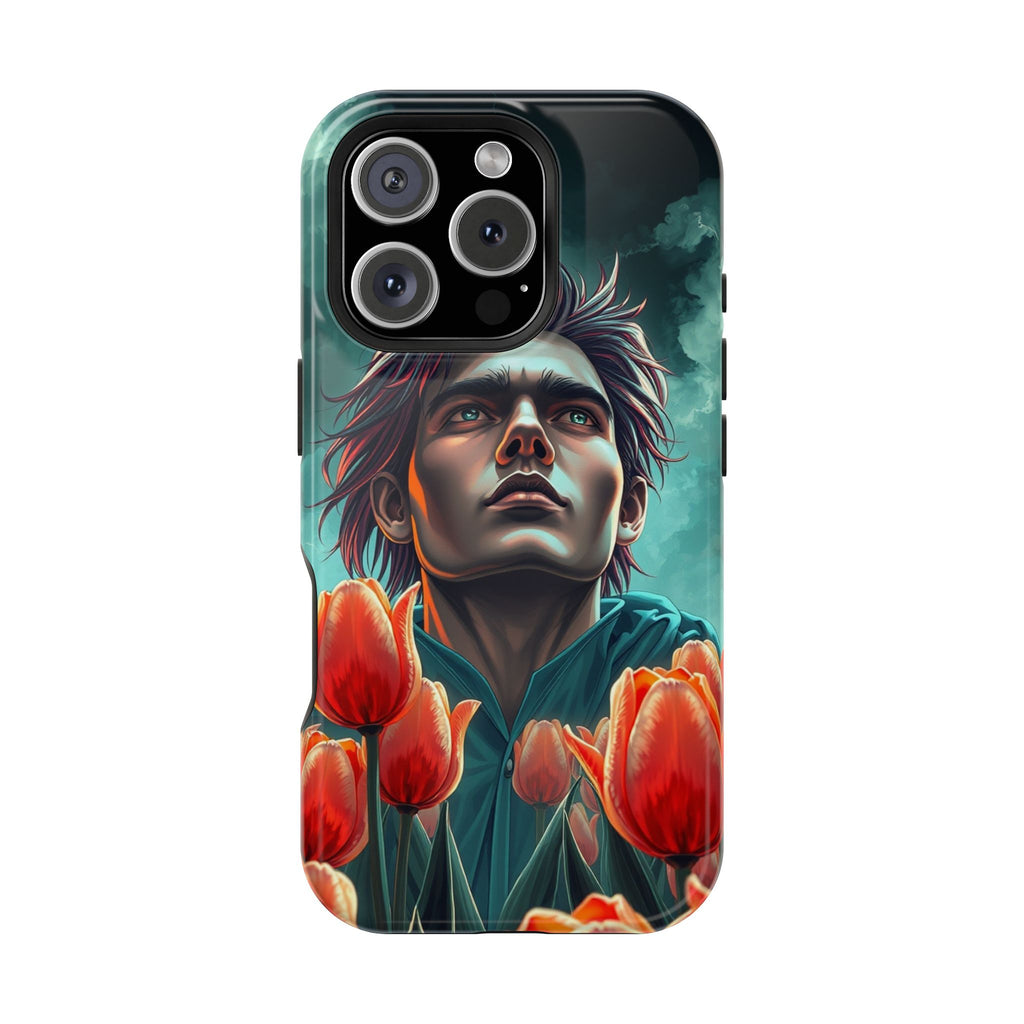 iPhone Tulip Row Electric Art Slim Everyday Designer Case · iPhone Case