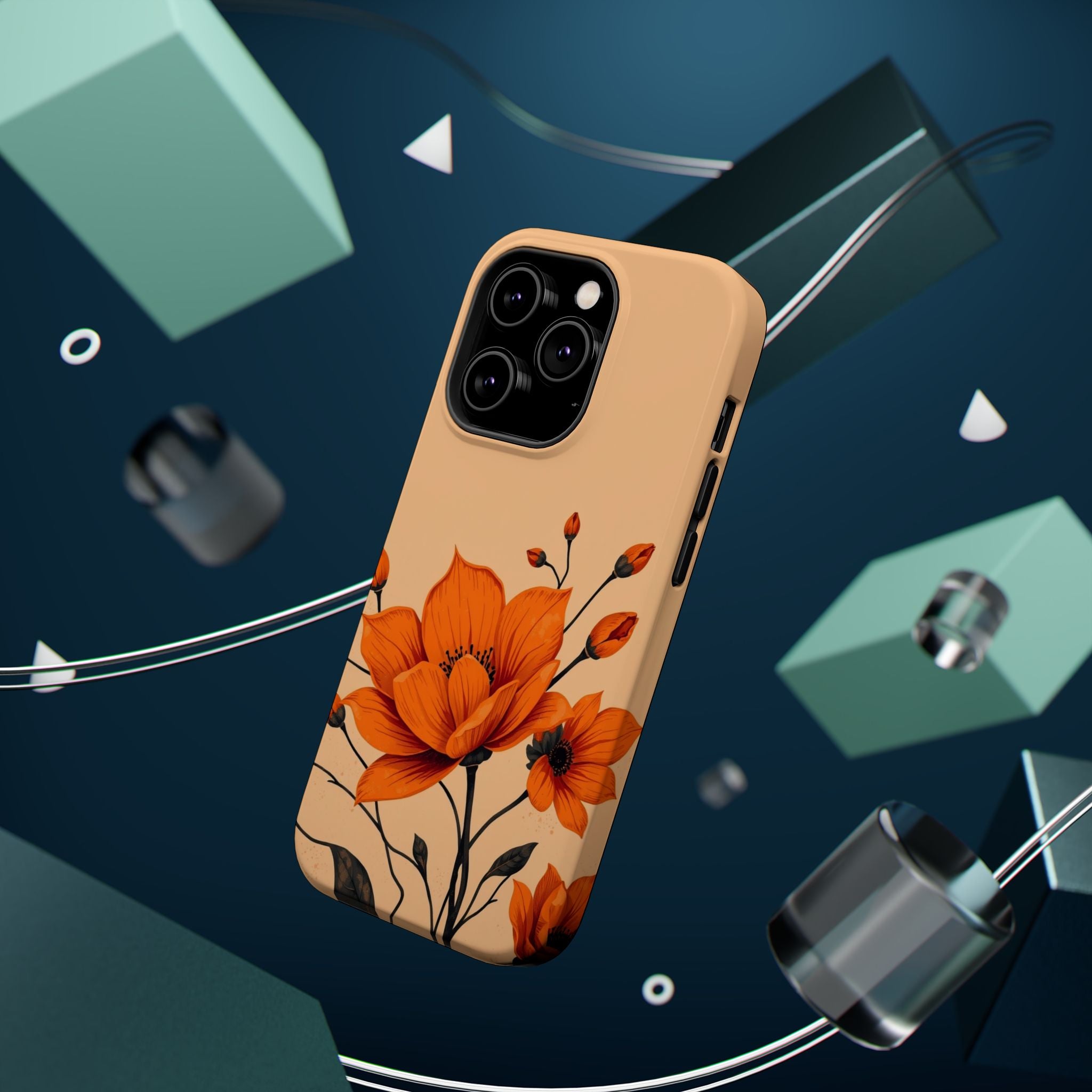 iPhone Radiant Floral Geometric Design Slim Everyday Designer Case · iPhone Case