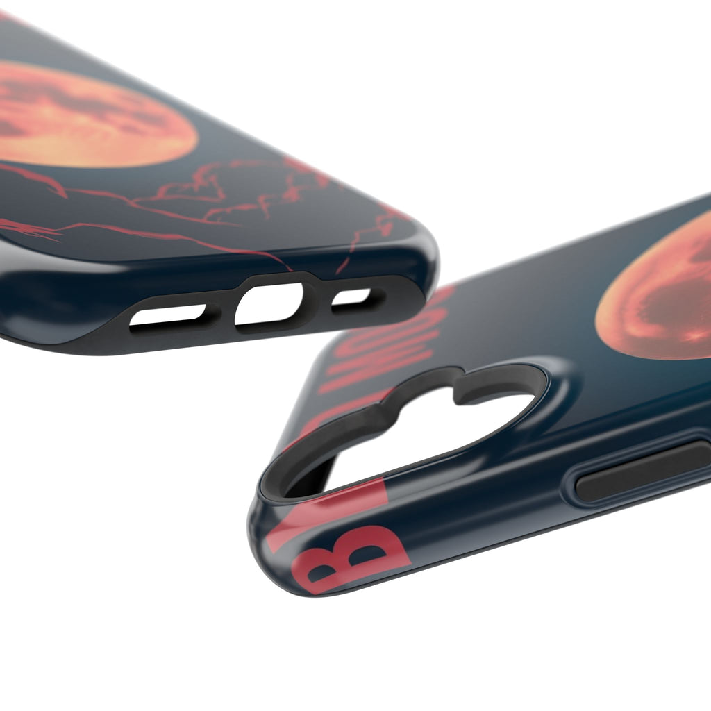 iPhone Blood Moon Rise Vintage Retro Poster Slim Everyday Designer Case · iPhone
