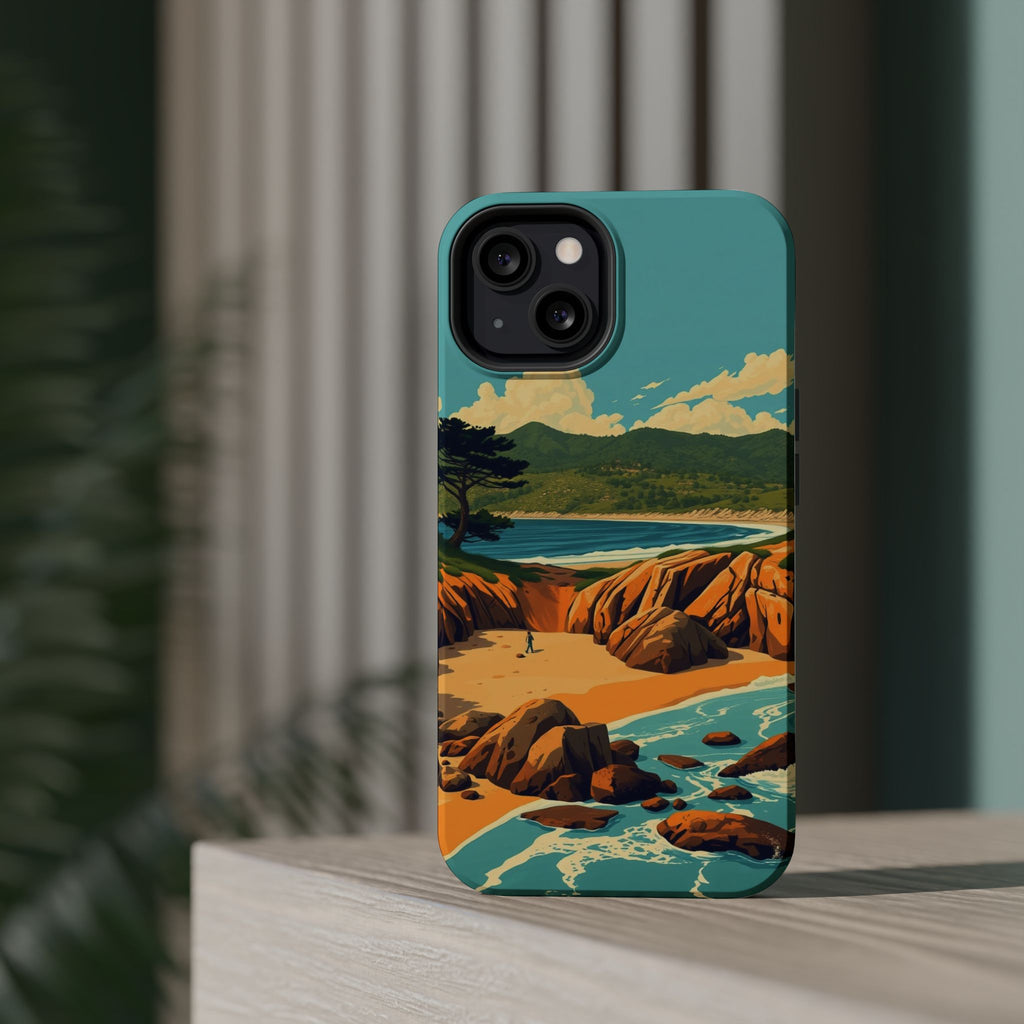 iPhone Pebble Beach Vintage Retro Poster Slim Everyday iPhone Designer · iPhone