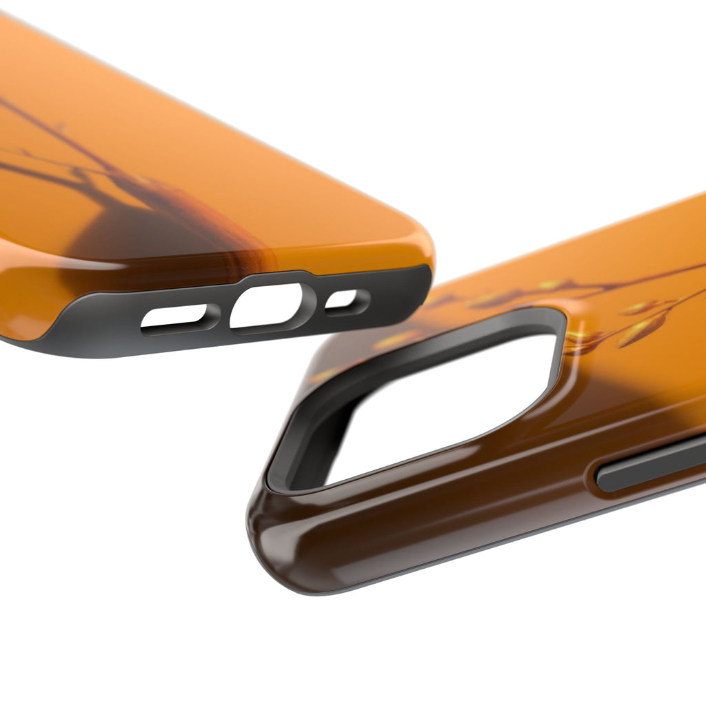 iPhone Mustard And Rust Minimalist Stem Slim Everyday iPhone Designer · iPhone C