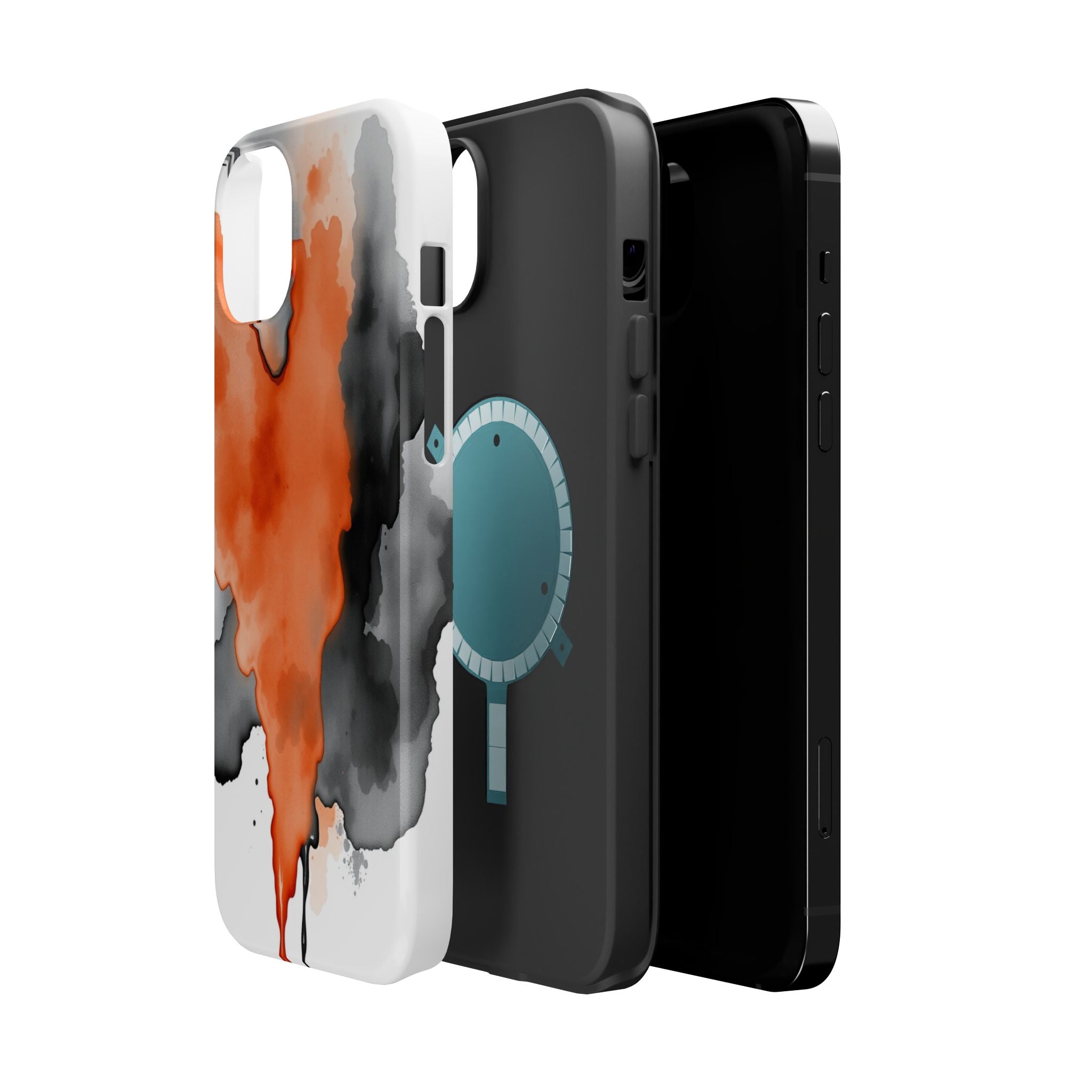 iPhone Ink Bleed Vibrant Watercolor Slim Everyday Designer Case · iPhone Case