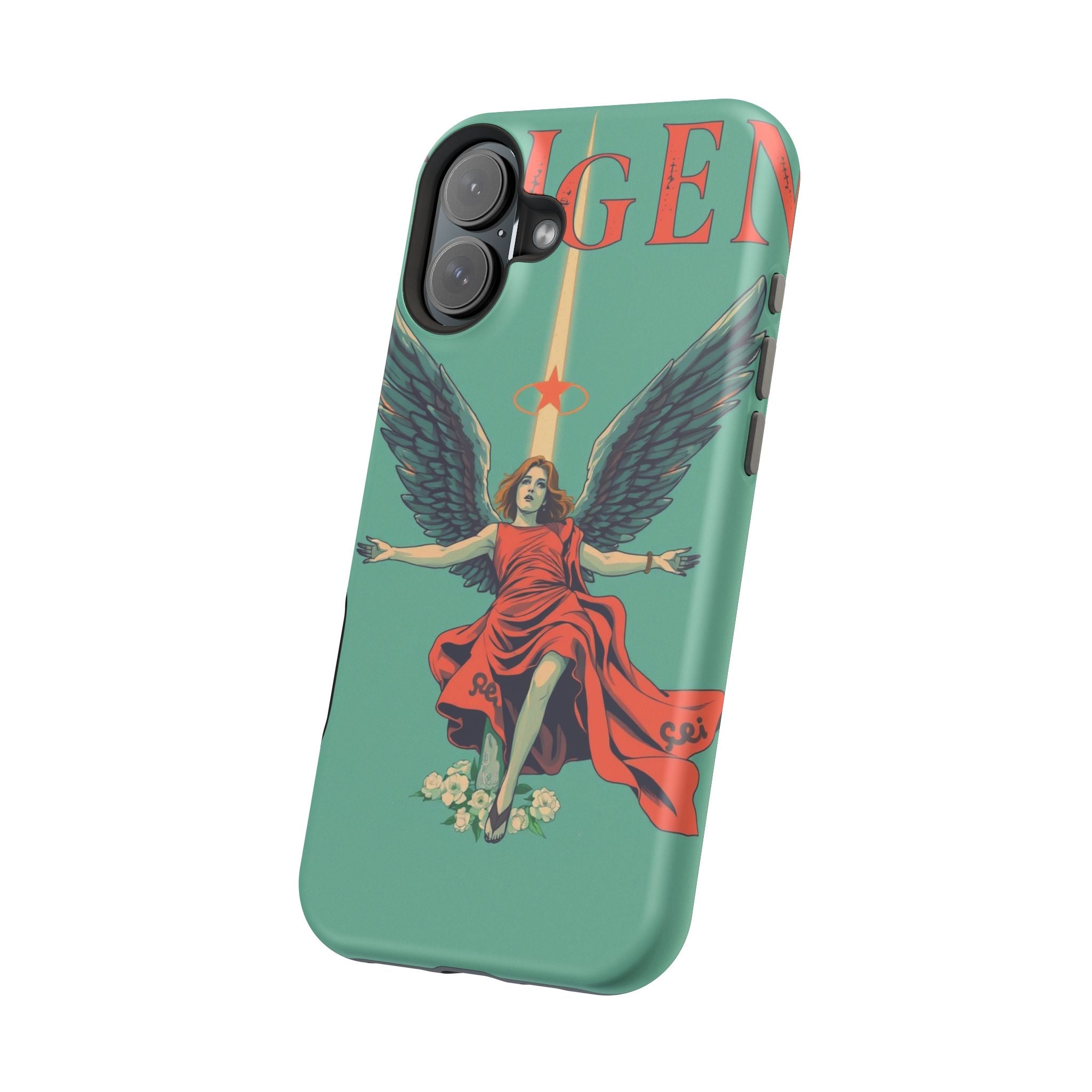 iPhone Radiant Fallen Angel Design Bold Modern Everyday Snap Case · iPhone Case