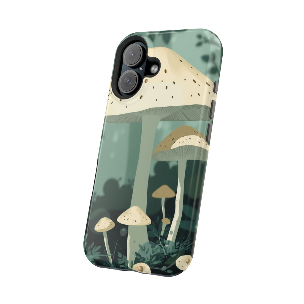 iPhone Sage And Ivory Mushroom Forest Slim Everyday Designer Case · iPhone Case