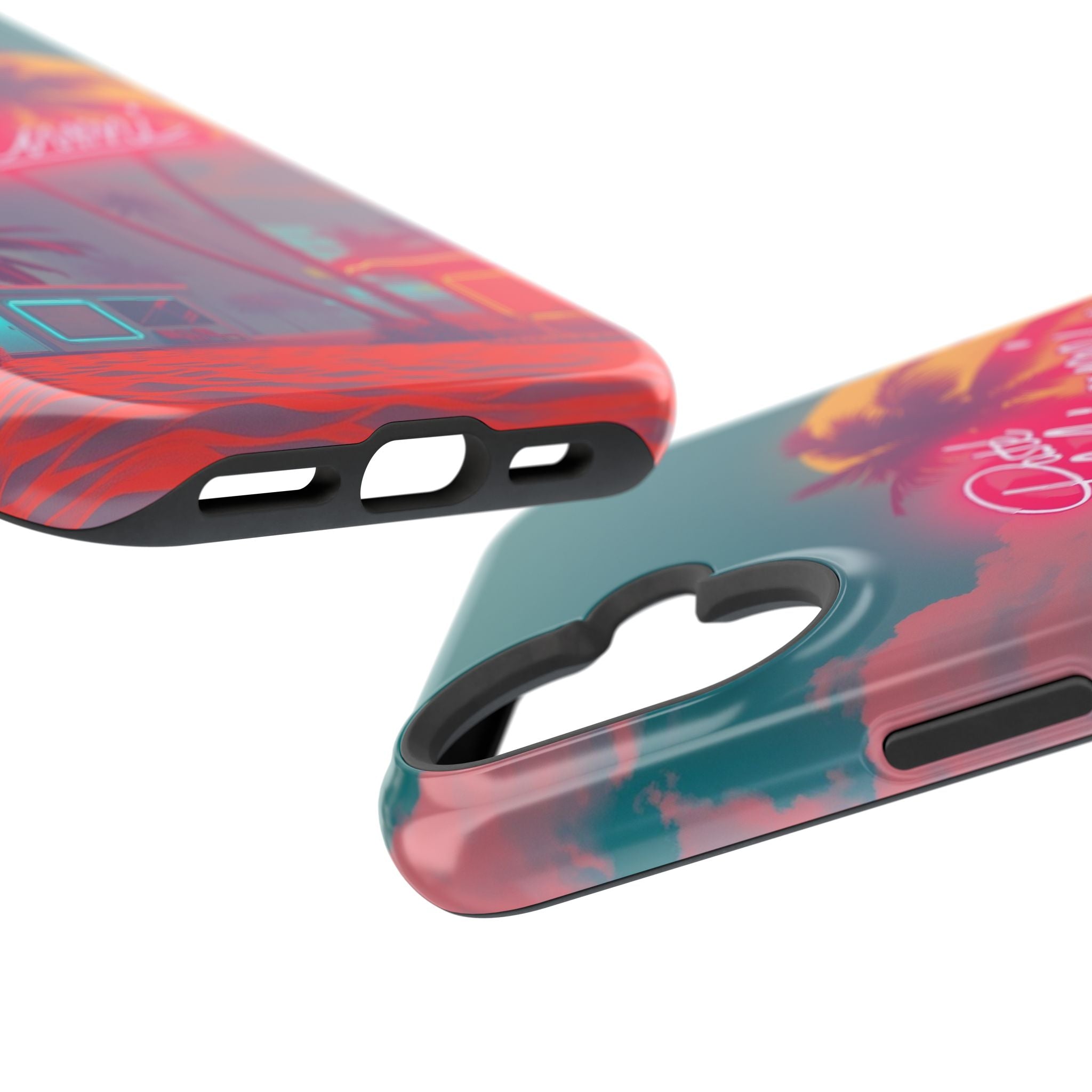 iPhone 1980s Pastel Miami Enchanted Art Slim Everyday Designer Case · iPhone Cas