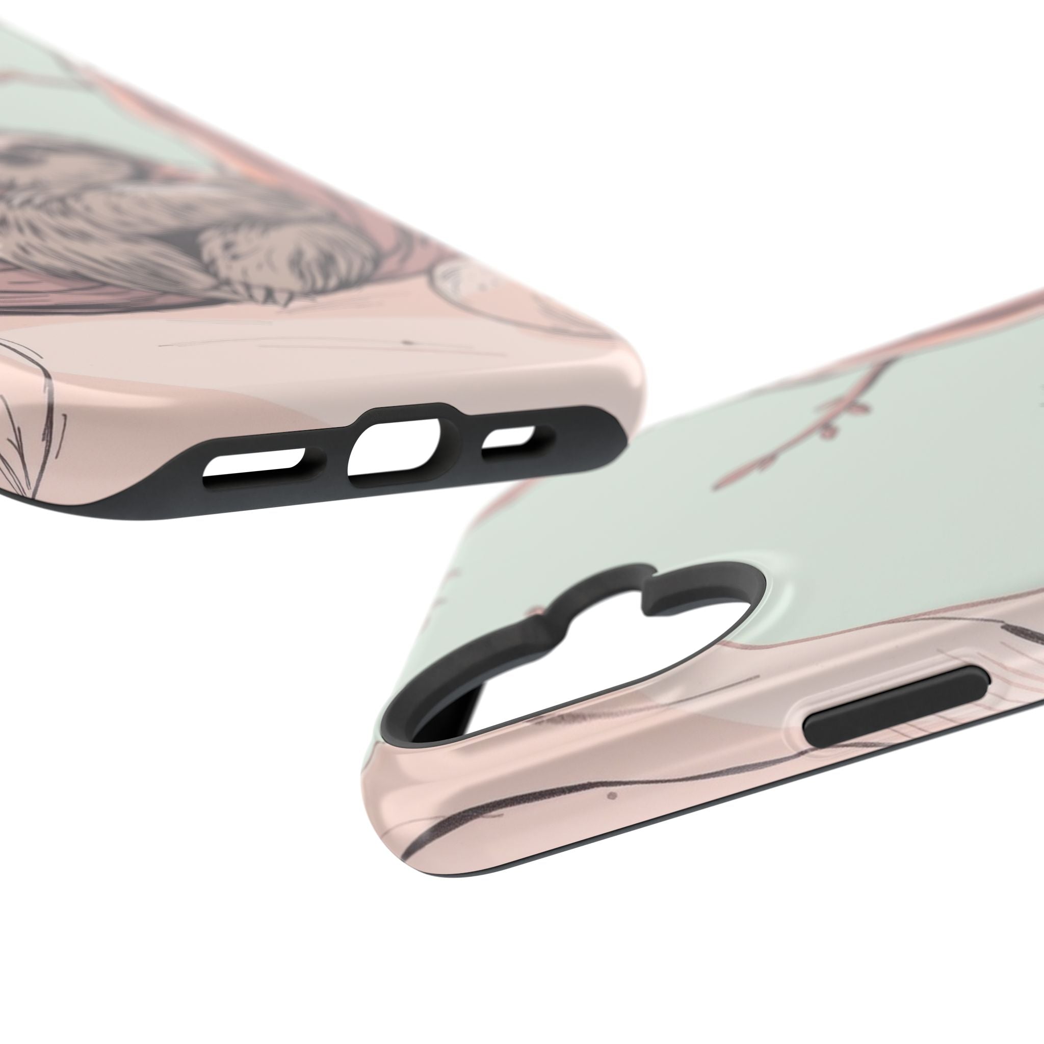 iPhone Cozy Sloth Mode Hand-Drawn Sketch Slim Everyday Designer Case · iPhone Ca