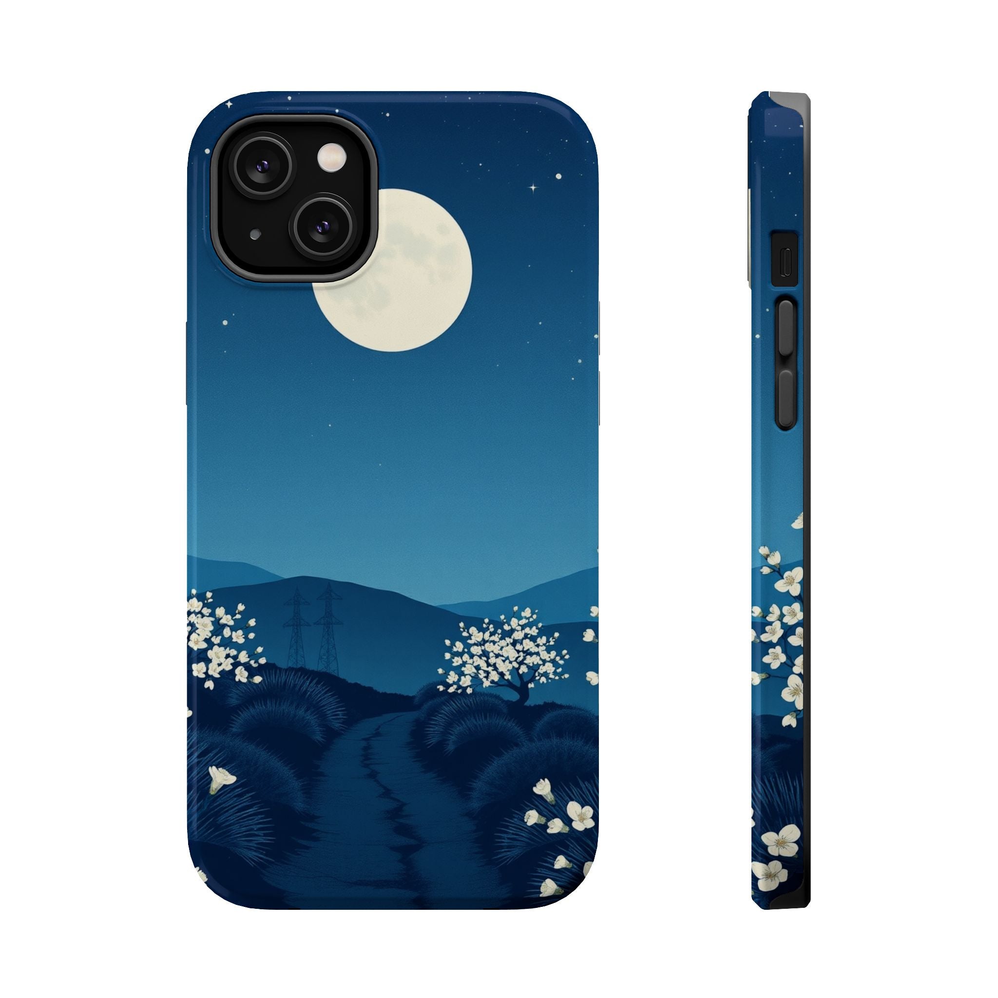 iPhone Vibrant Blossom Trail Design Slim Everyday Designer Case · iPhone Case