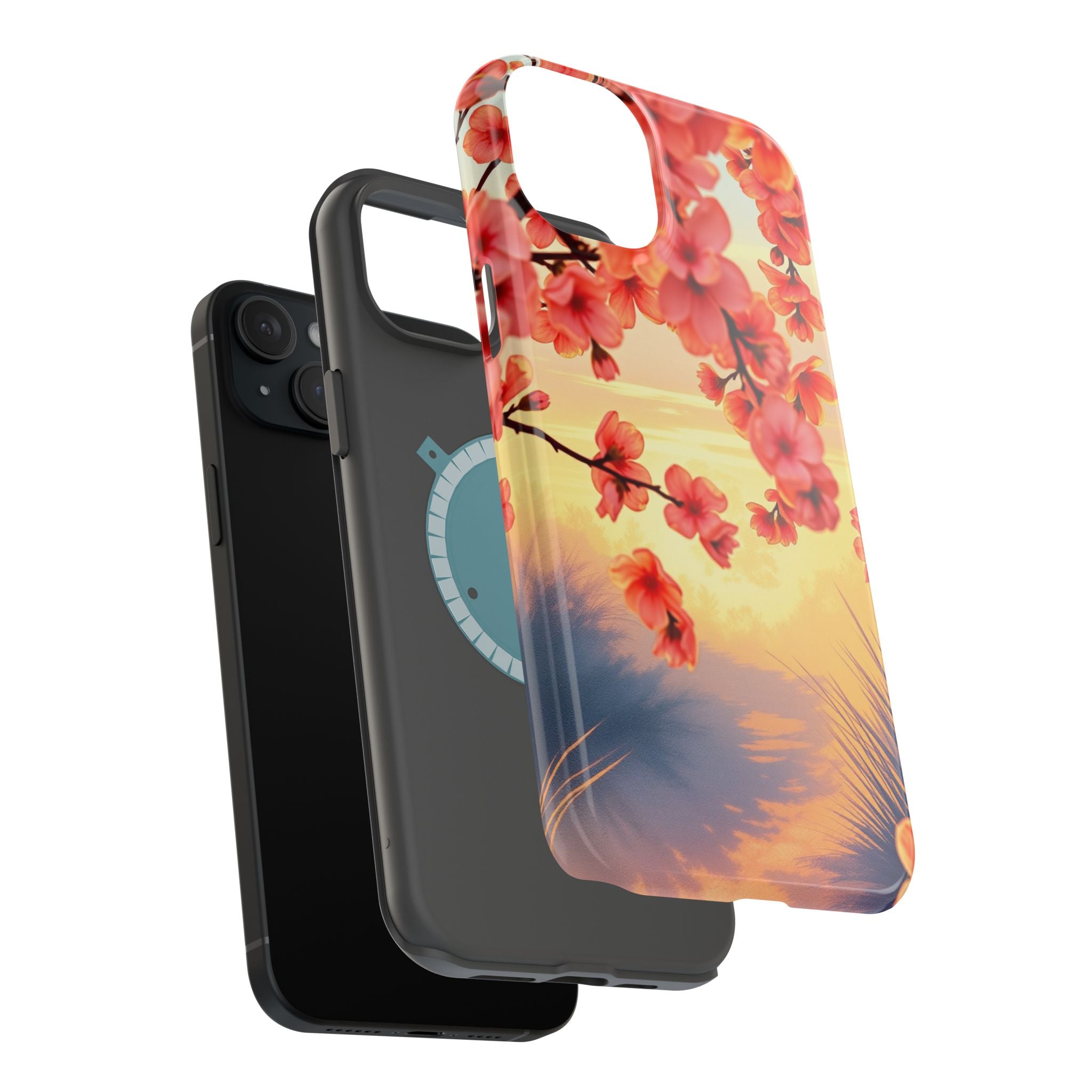 iPhone Sunset Amber And Peach Blossom Trail Slim Snap Cas Carry Case · iPhone Ca