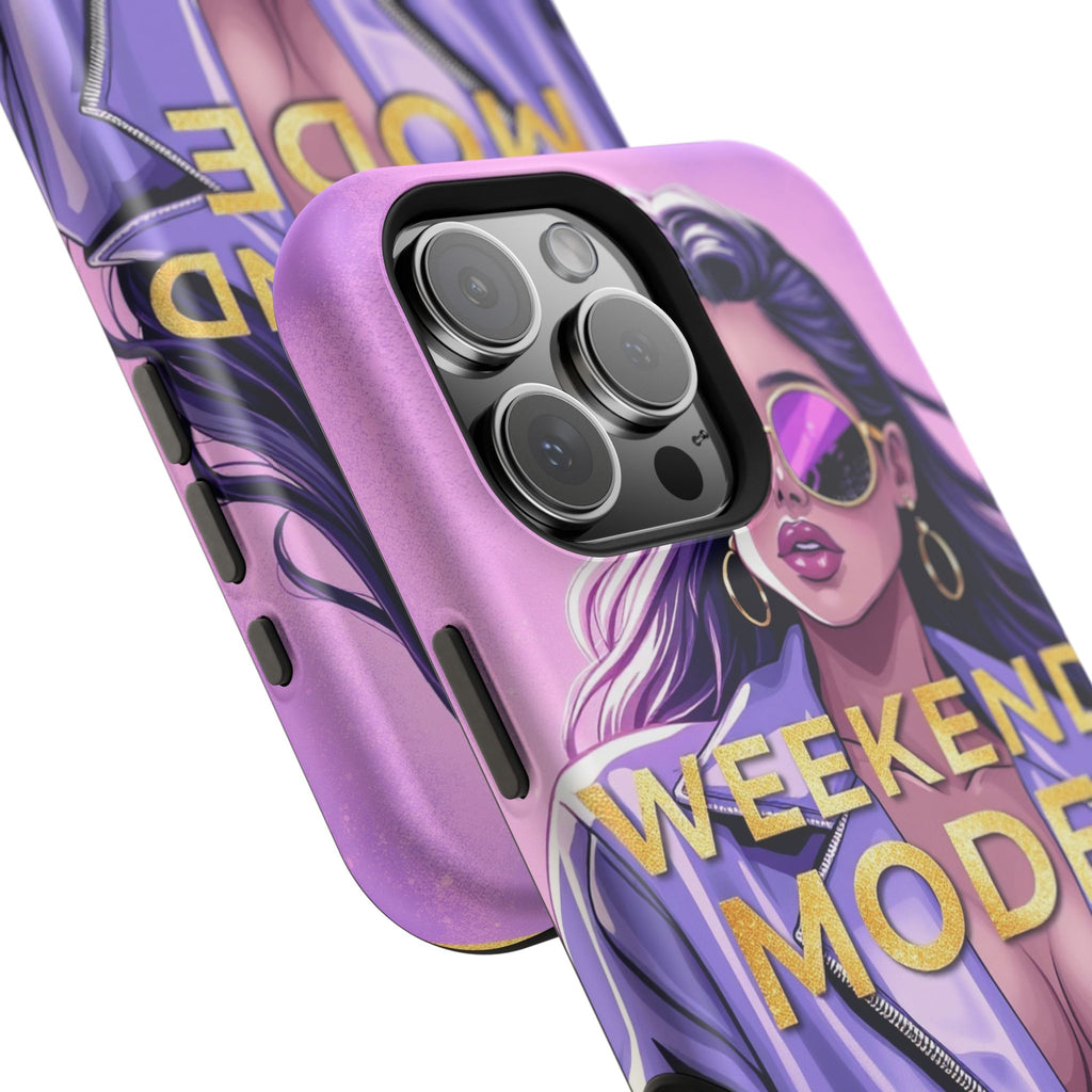 iPhone Lavender And Pearl Weekend Mode On Slim Everyday Designer Case · iPhone C