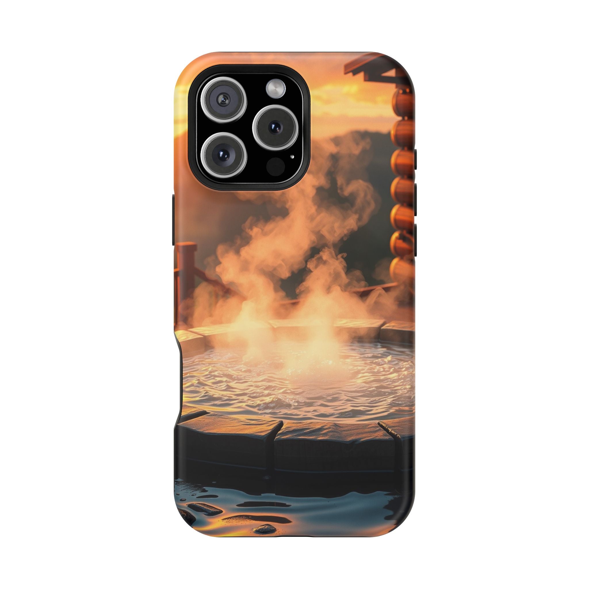 iPhone Hot Spring Steam Enchanted Art Slim Everyday Designer Case · iPhone Case