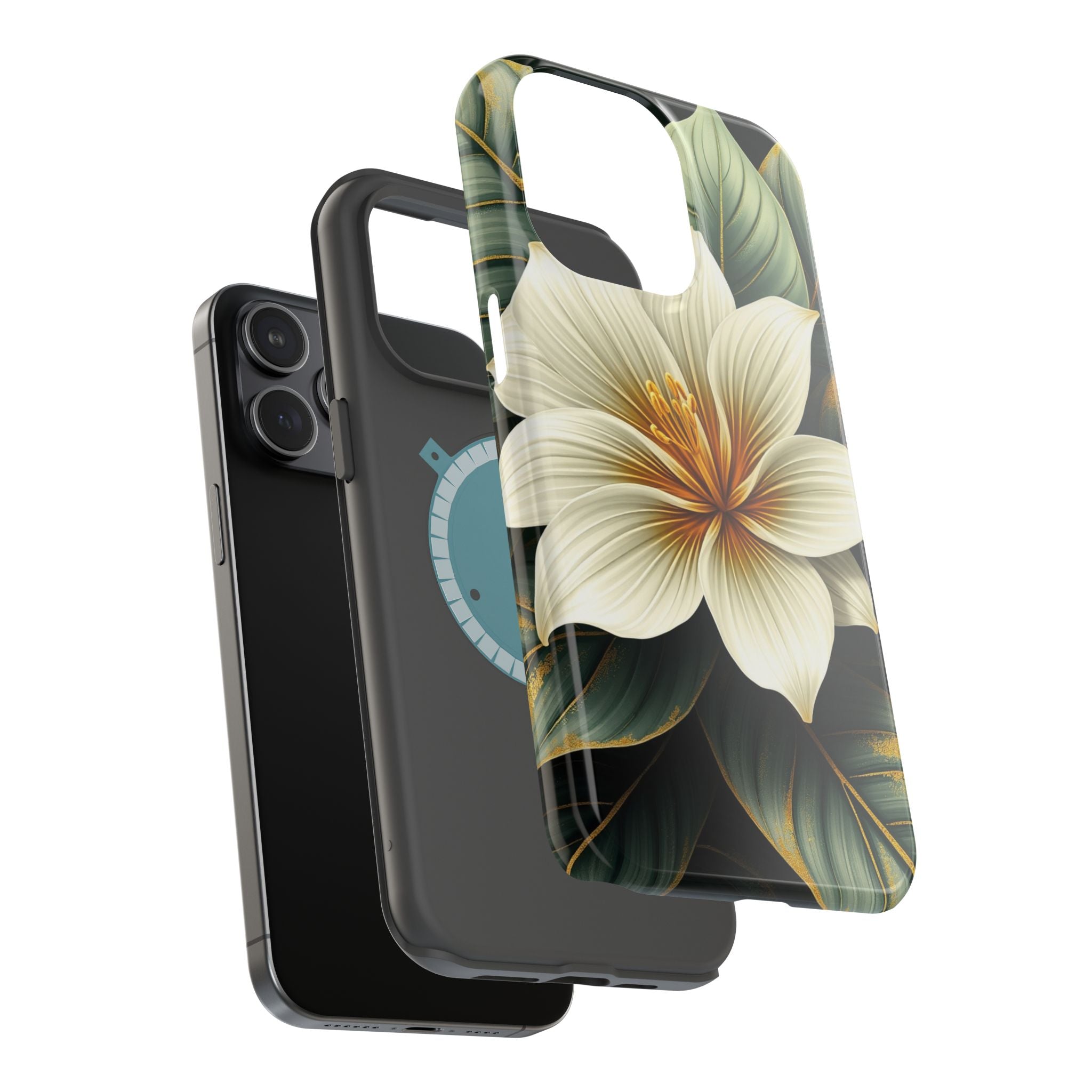 iPhone Radiant Tropical Bloom Design Slim Everyday Designer Case · iPhone Case