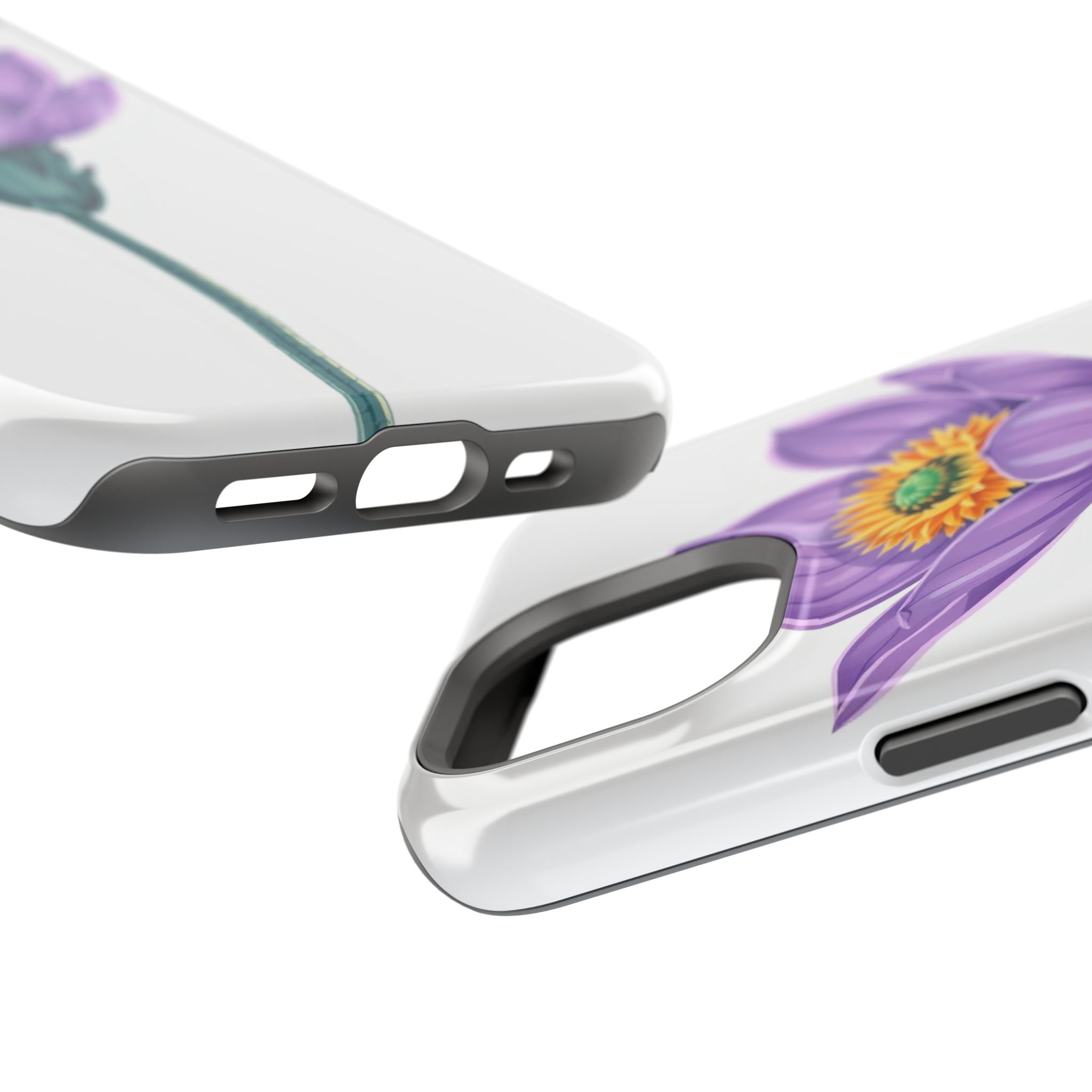 iPhone Indigo And Violet Desert Flower Slim Everyday Designer Case · iPhone Case