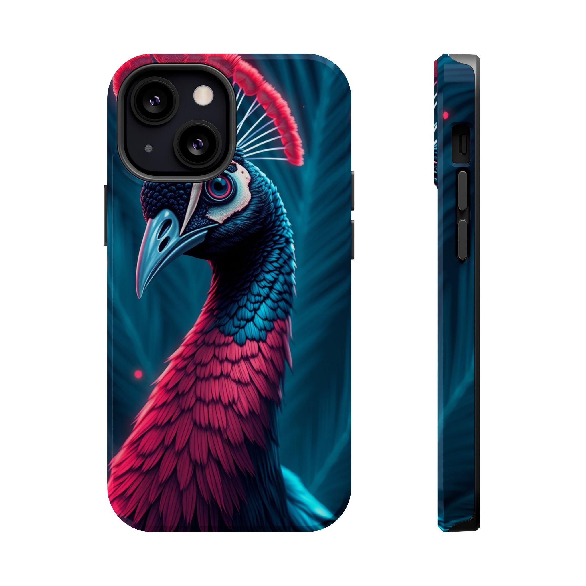 iPhone Nouveau Peacock Electric Art Slim Everyday Designer Case · iPhone Case