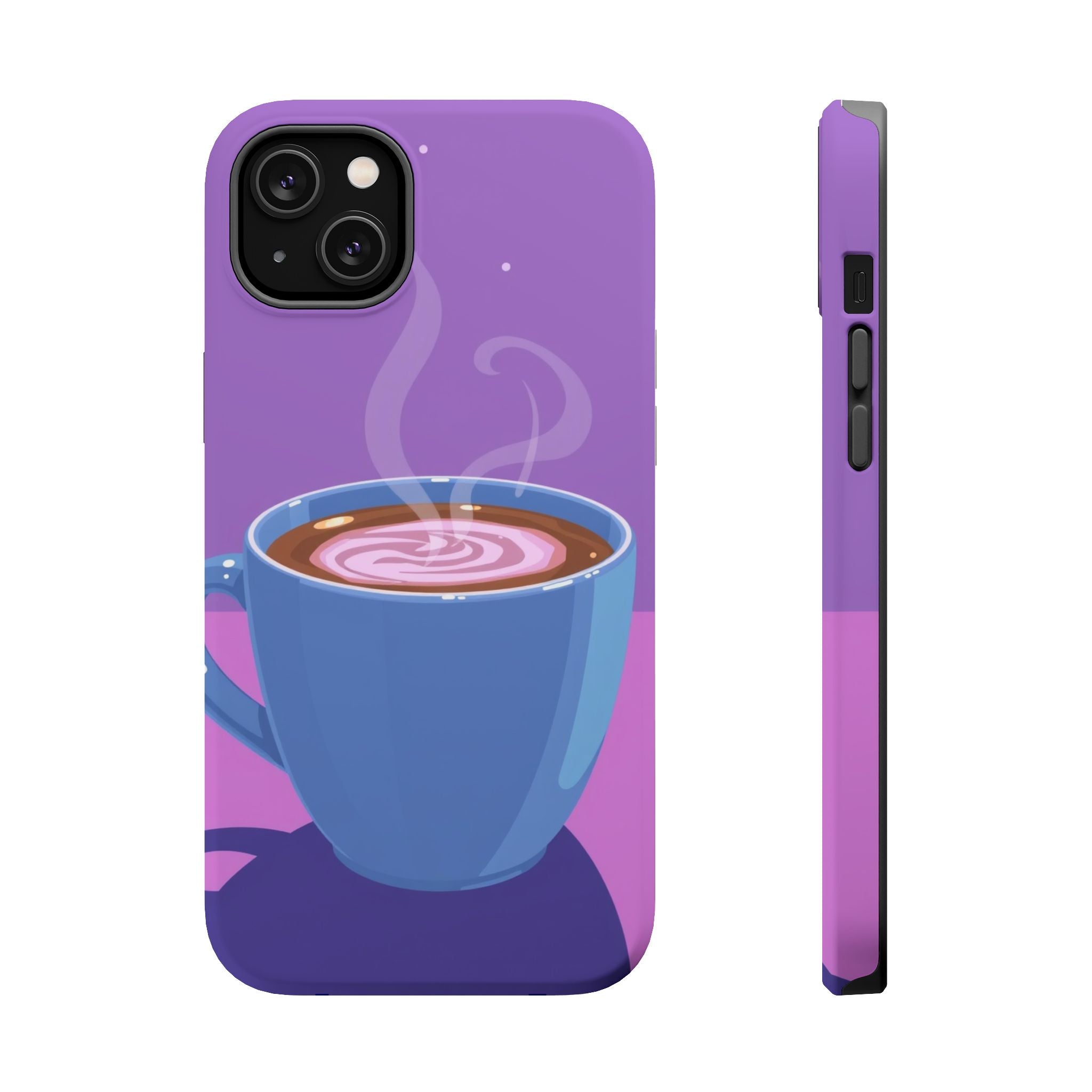 iPhone Emotional Support Coffee Pixel Art -Bit Soft Finish Everyday Case · iPhon