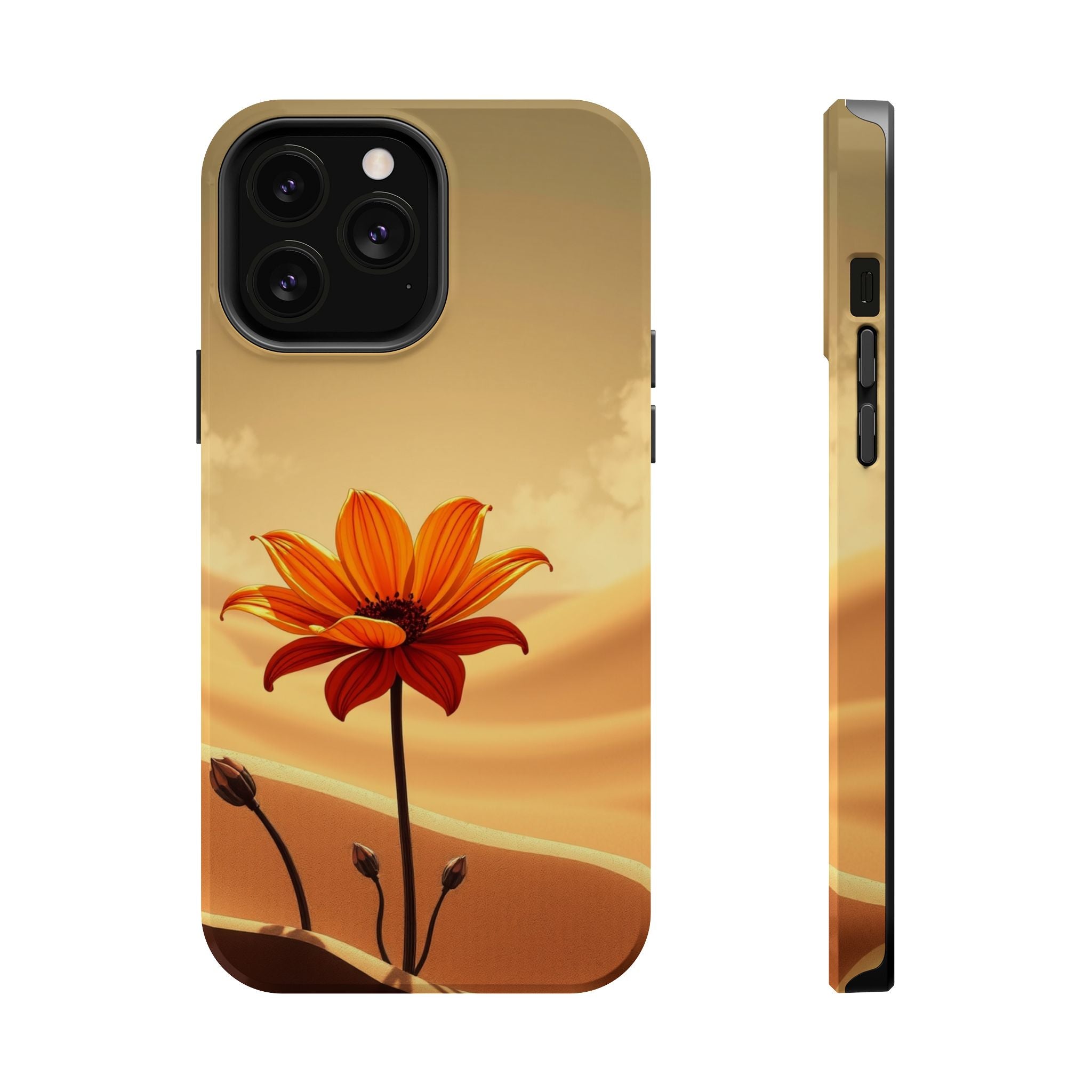 iPhone Neon Floral Dark Gothic Ink Bold Modern Everyday Snap Case · iPhone Case