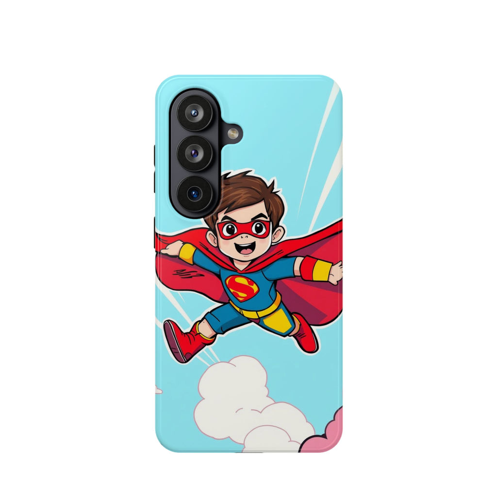 iPhone Kid Superhero Flying Kids Fun iPhone Phone Case Gift Slim · iPhone Case