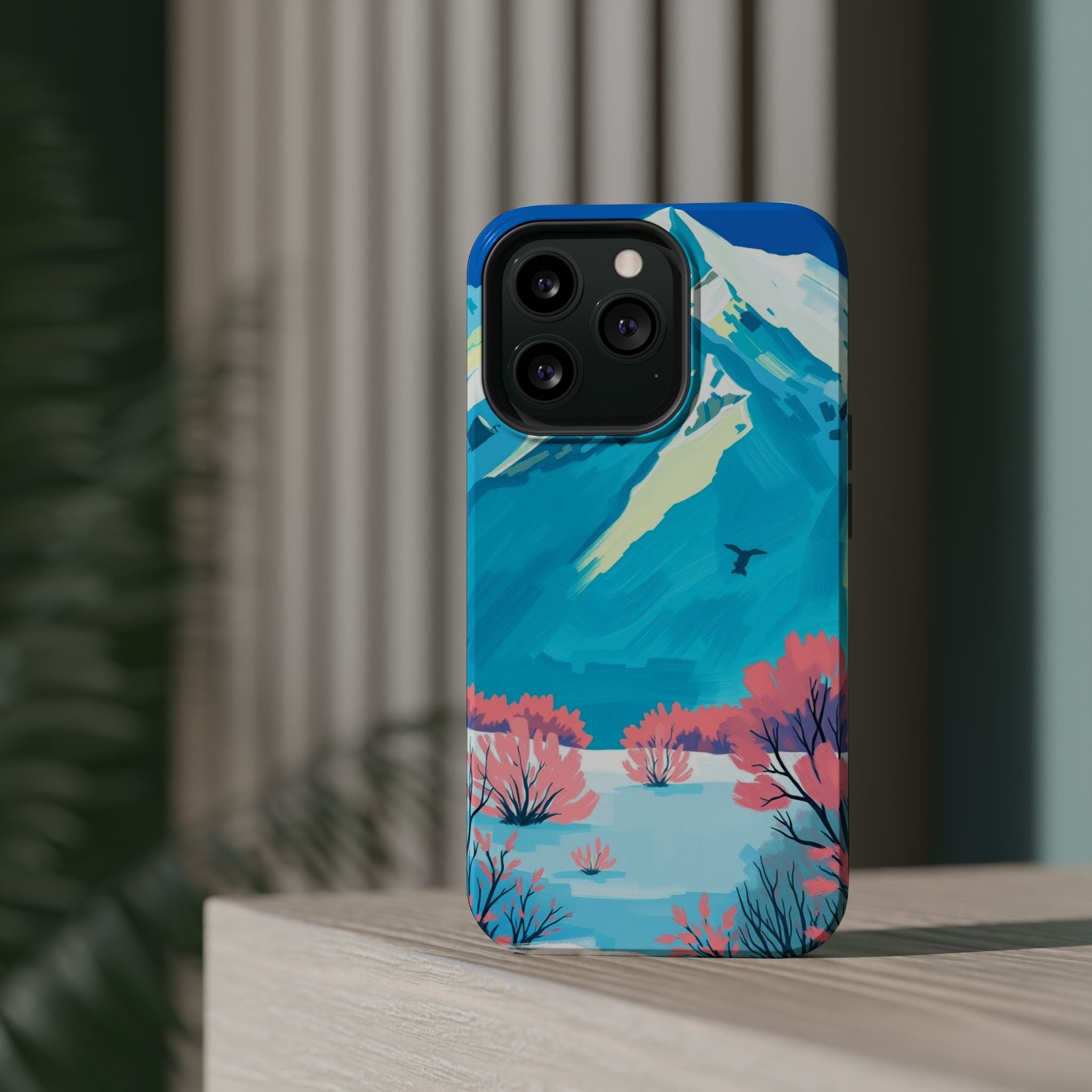 iPhone Snow Field Electric Art Slim Everyday Designer Case · iPhone Case