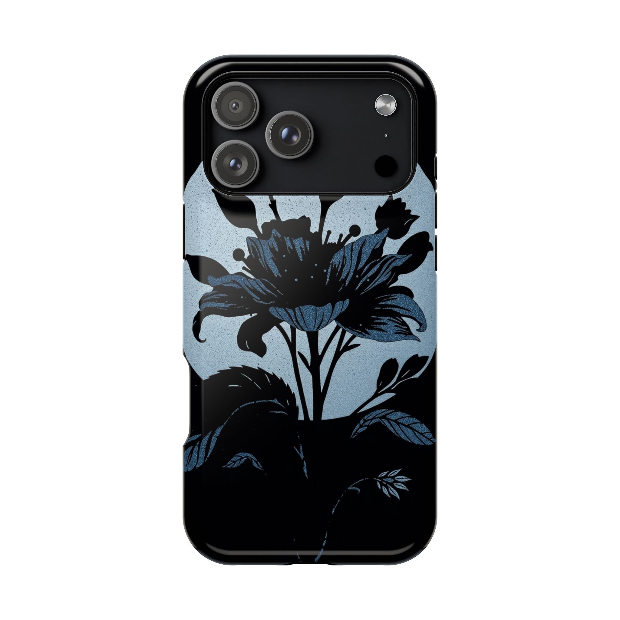iPhone Radiant Floral Silhouette Design Slim Everyday Designer Case · iPhone Cas