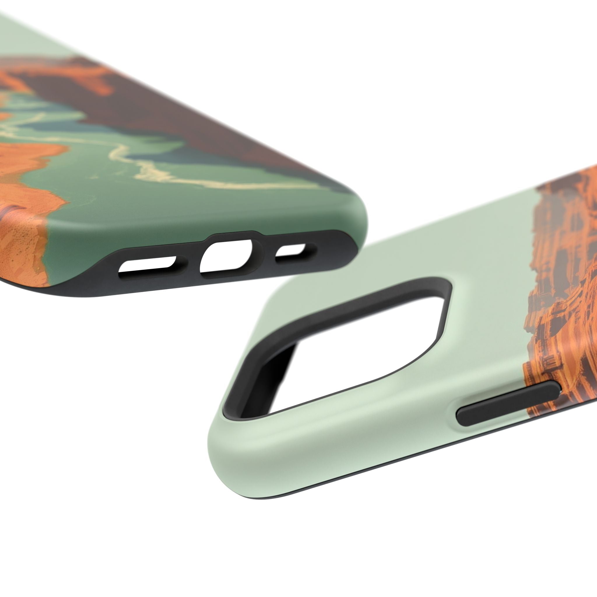iPhone Burnt Orange And Sand River Canyon Slim iPhone Everyday Designer · iPhone