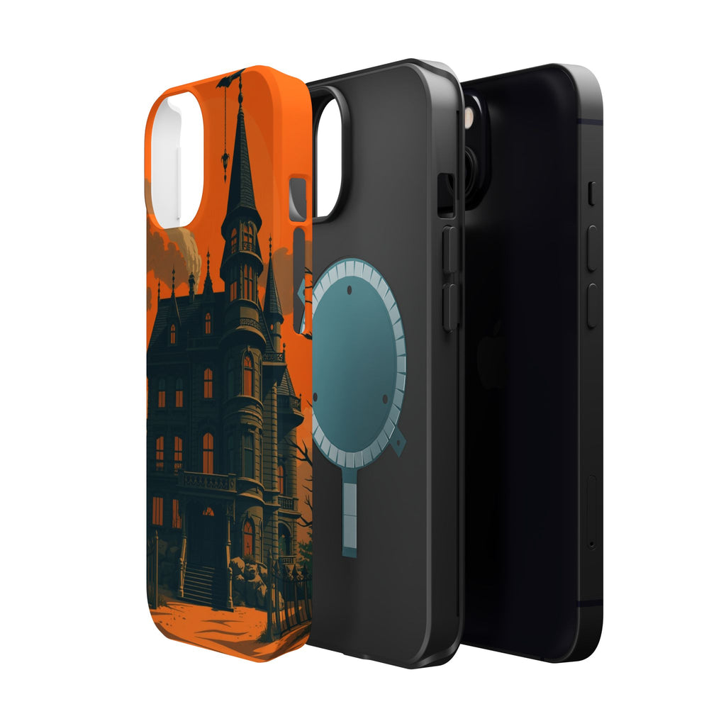iPhone Vibrant Haunted Mansion Design Slim Everyday Designer Case · iPhone Case