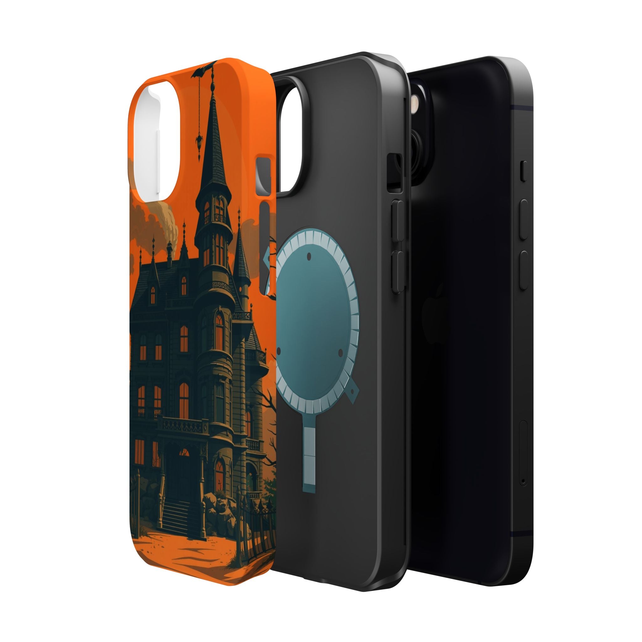 iPhone Vibrant Haunted Mansion Design Slim Everyday Designer Case · iPhone Case