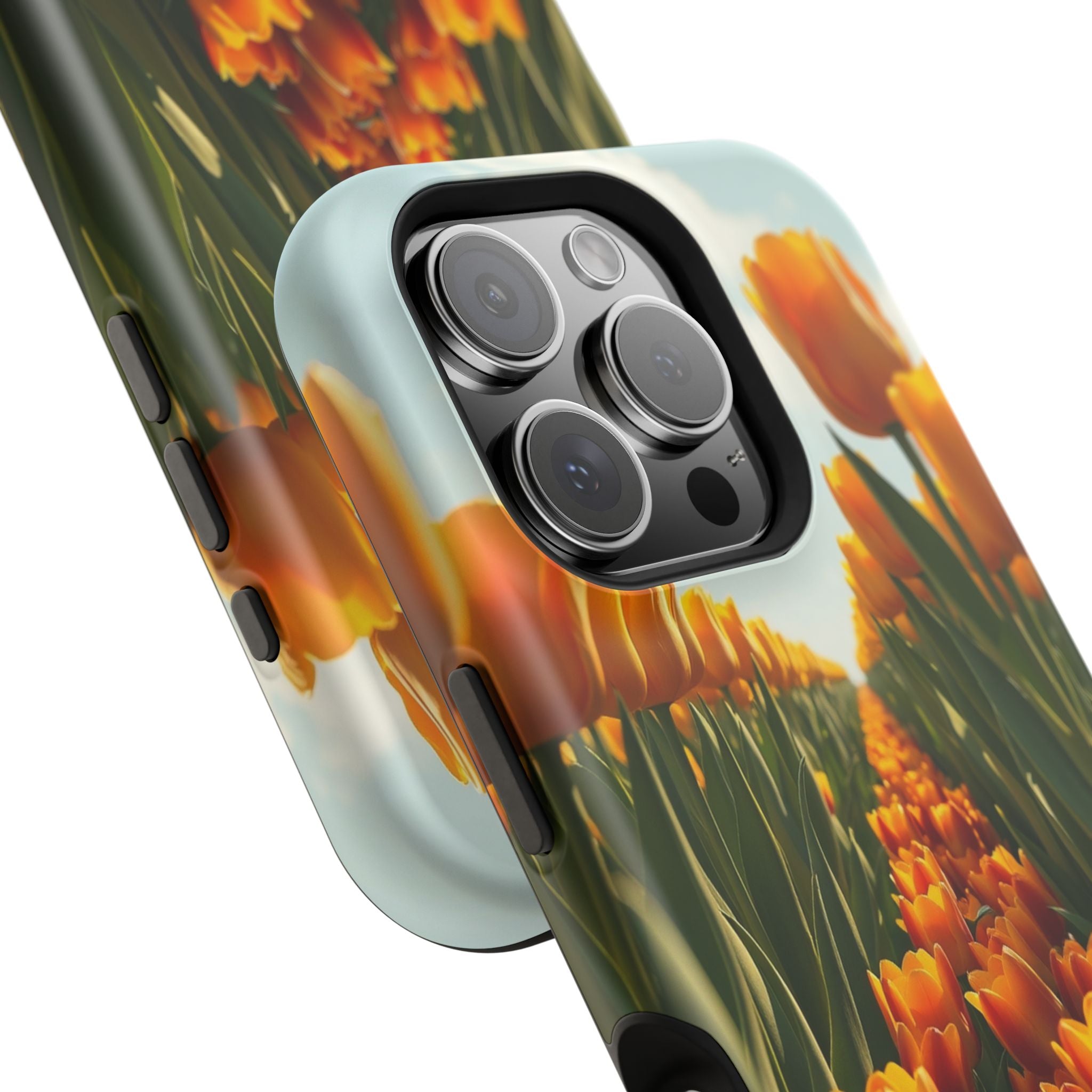 iPhone Tulip Row Radiant Design Slim Everyday Designer Case · iPhone Case
