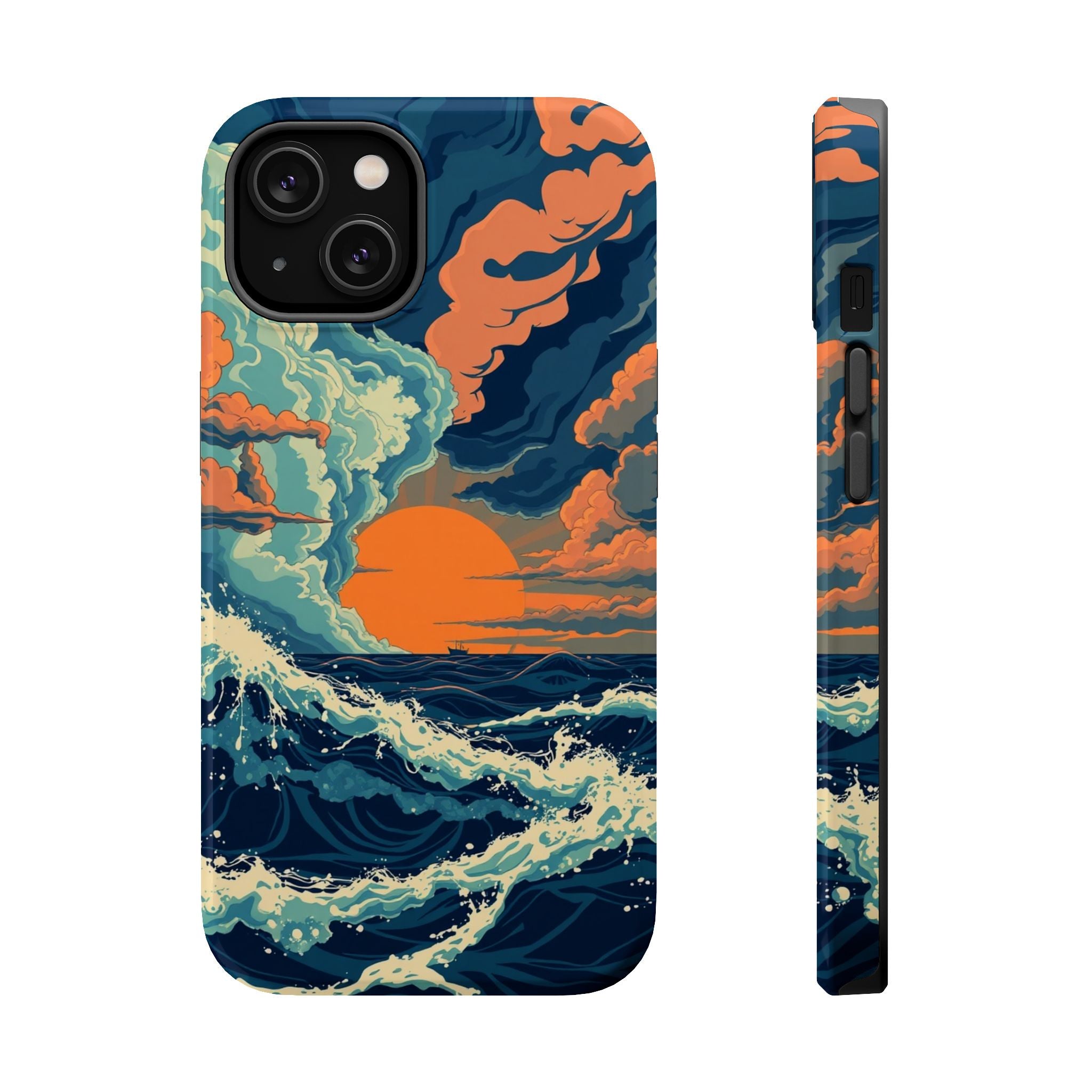 iPhone Storm at Sea Enchanted Art 16 Slim Everyday Designer Case · iPhone Case