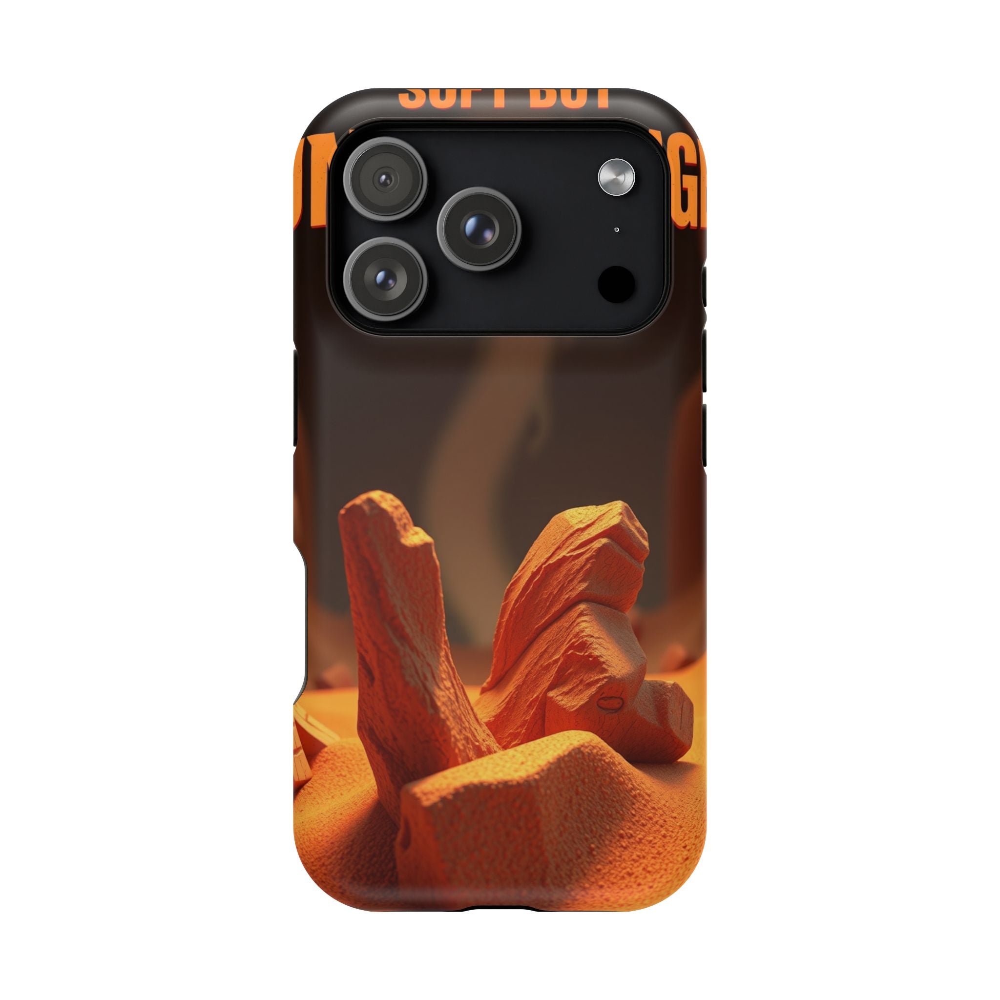 iPhone Earthy Soft but Unhinged Design Slim Everyday Designer Case · iPhone Case
