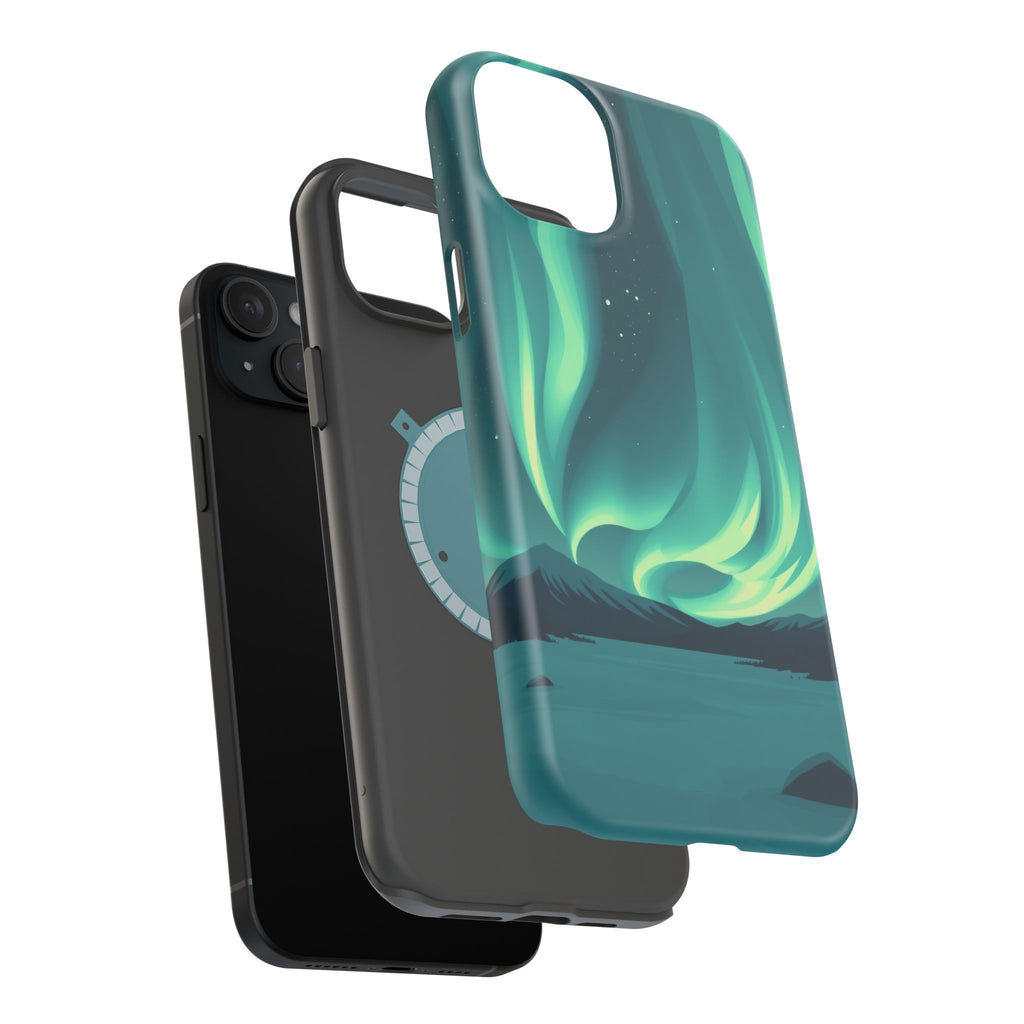 iPhone Northern Lights Abstract Geometric Slim iPhone Everyday Designer · iPhone