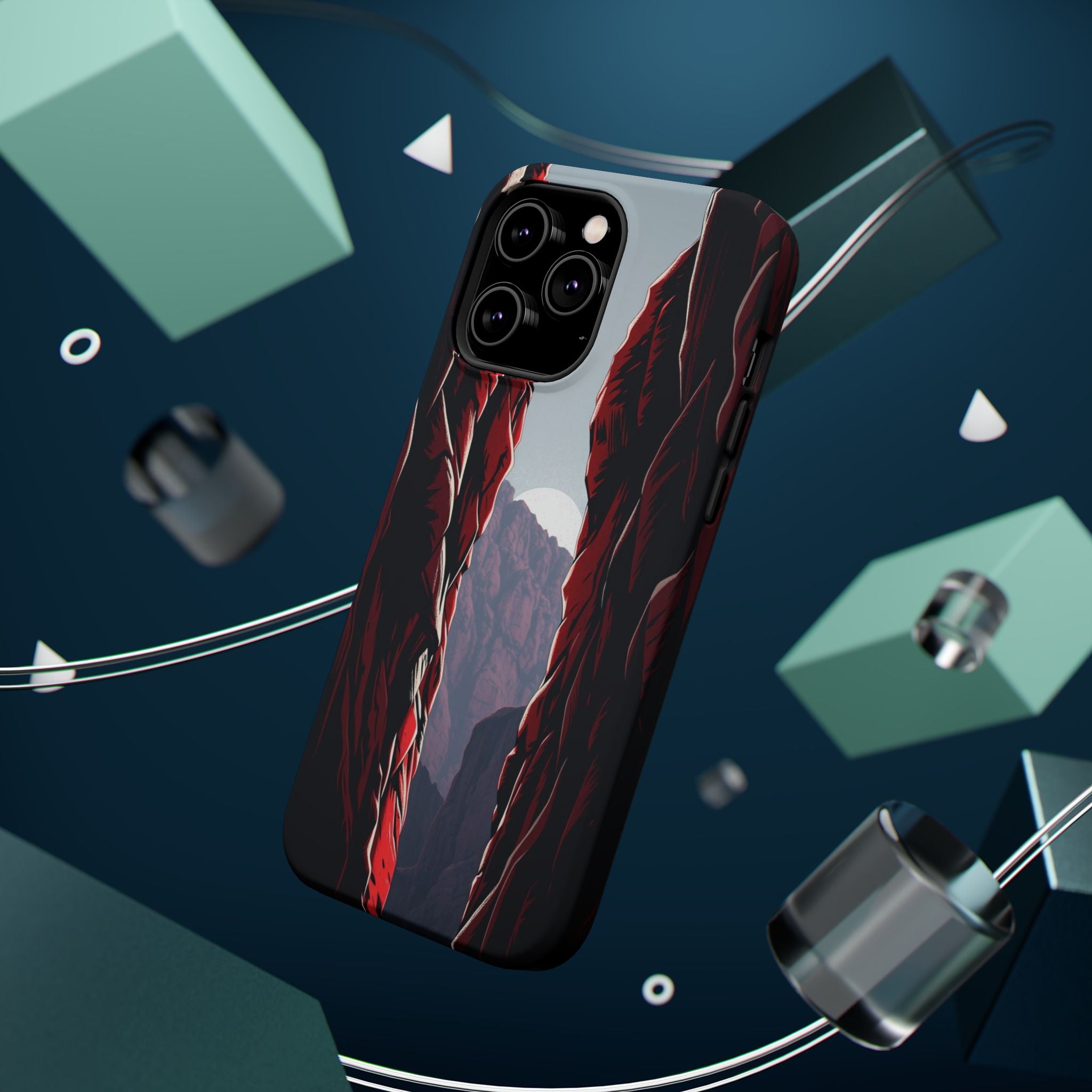 iPhone Serene Canyon Wall Design Bold Modern Everyday Snap Case · iPhone Case