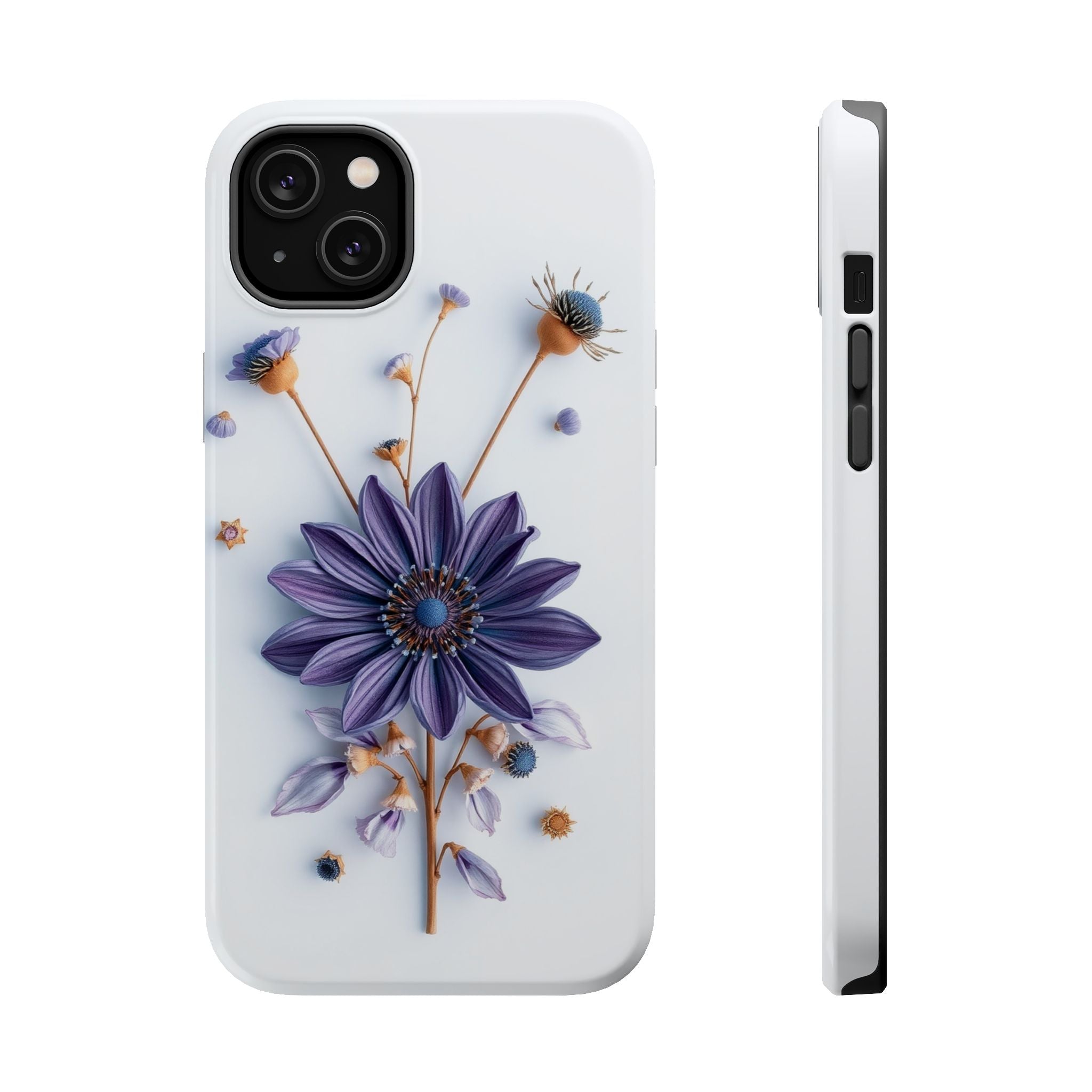 iPhone Dried Flower Flat Lay Pastel Kawaii Slim iPhone Everyday · iPhone Case