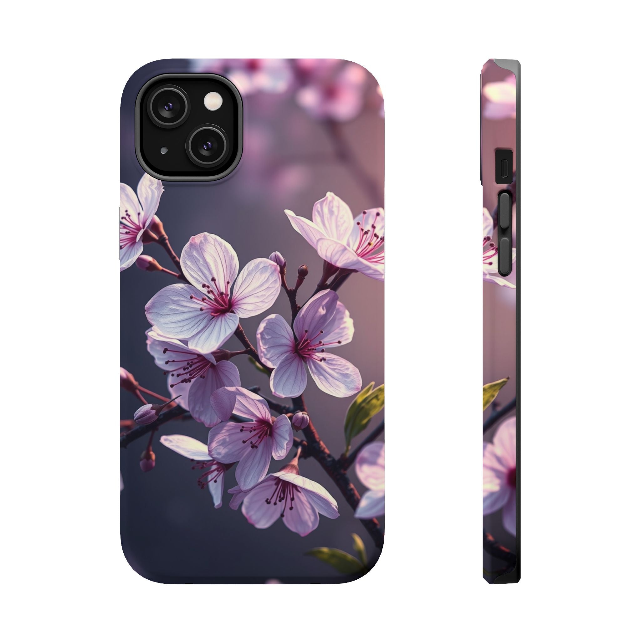 iPhone Cherry Blossom Enchanted Art Artistic Everyday Cas Slim Snap Case · iPhon