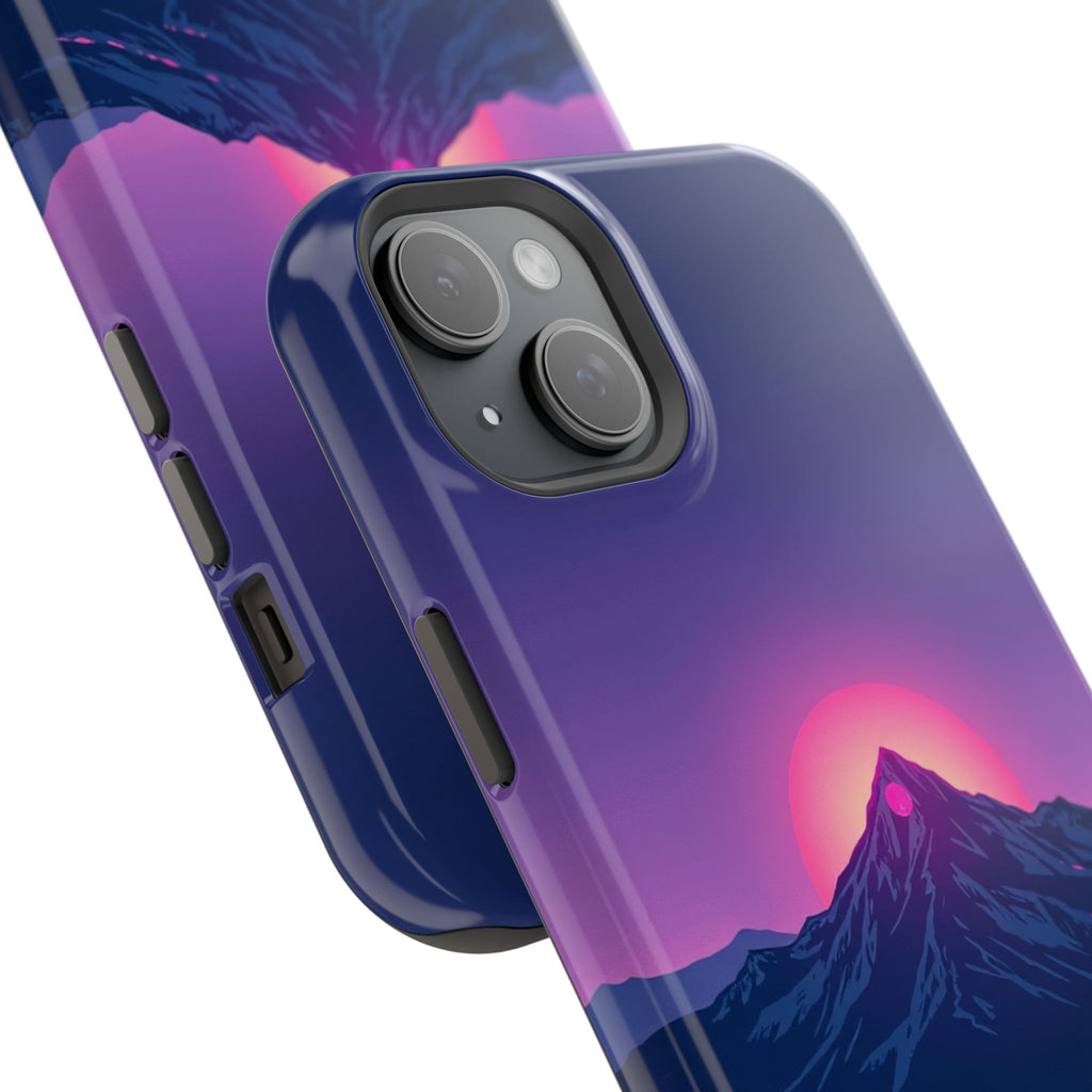 iPhone Mountain at Sunrise Electric Art Slim Everyday iPhone 15 · iPhone Case