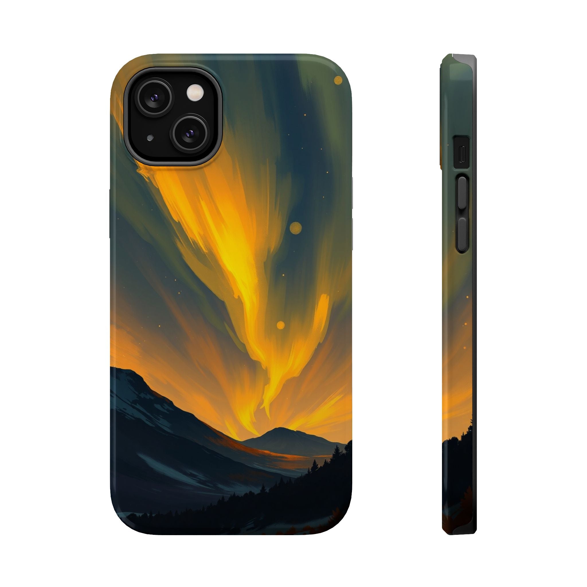 iPhone Serene Northern Lights Design Slim Everyday Designer Case · iPhone Case