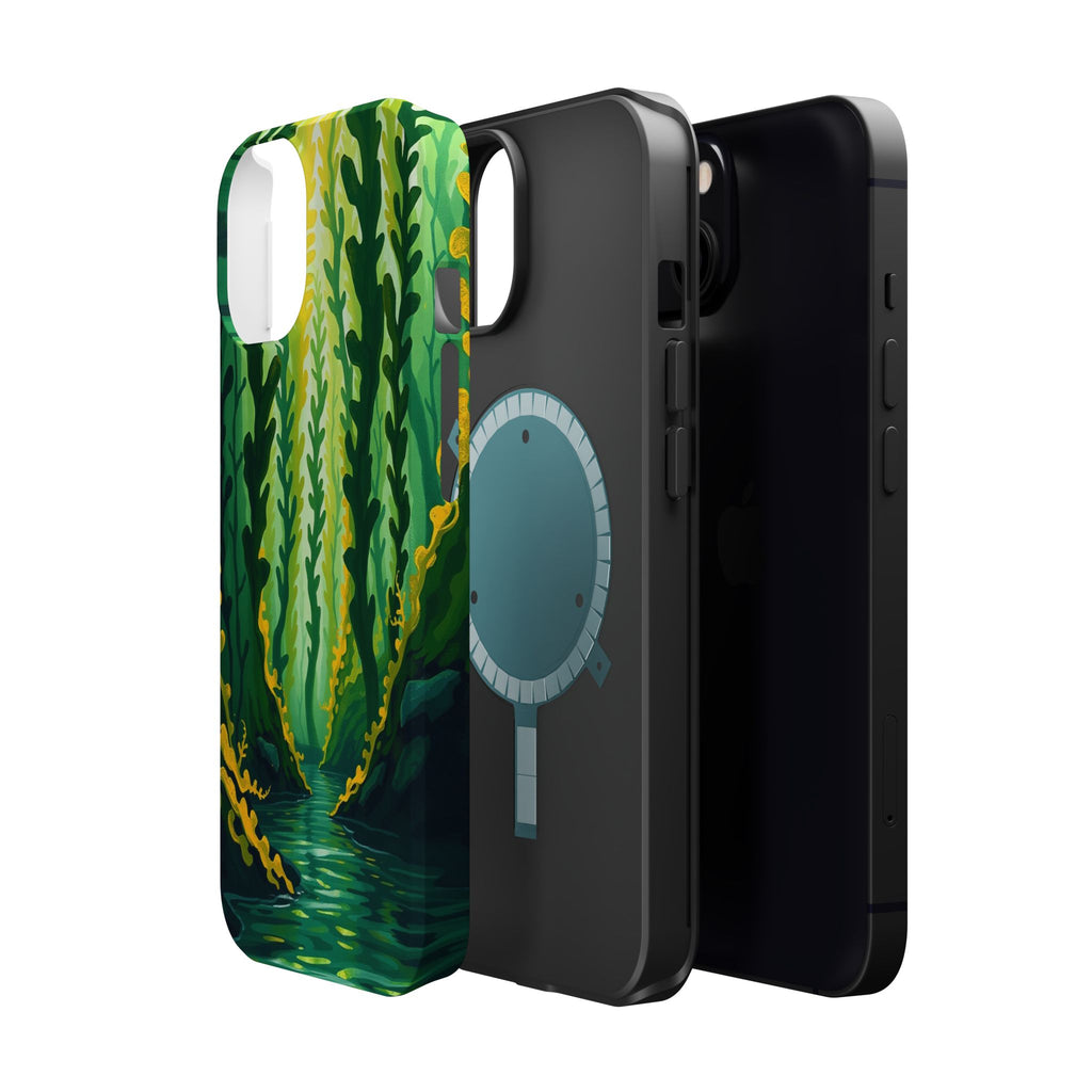 iPhone Kelp Forest Oil Painting Impressionist Slim iPhone Everyday · iPhone Case