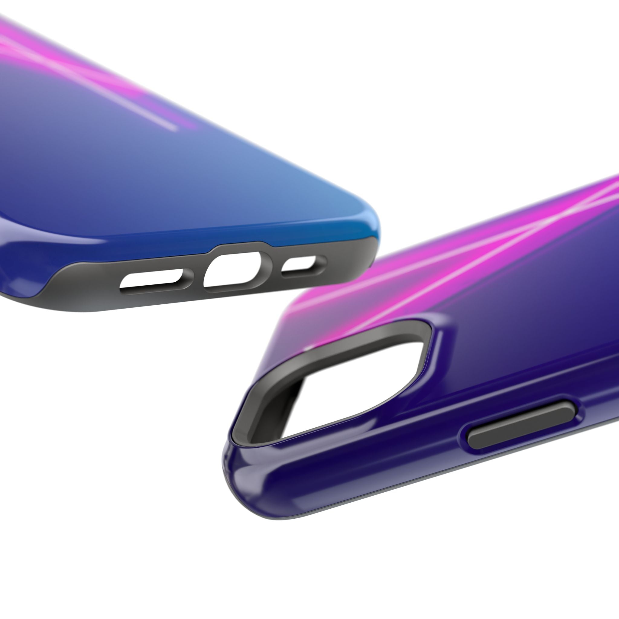 iPhone 1990s Geometric Neon Electric Art Slim Everyday Designer Case · iPhone Ca
