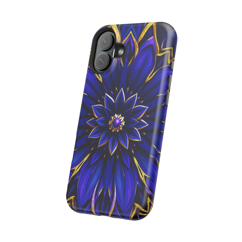 iPhone Floral Mandala Electric Art 14 Slim Everyday Designer Case · iPhone Case