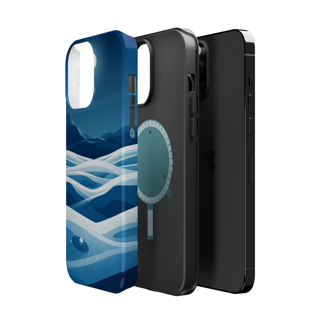 iPhone Snow Field Abstract Geometric Slim Everyday Designer Case · iPhone Case