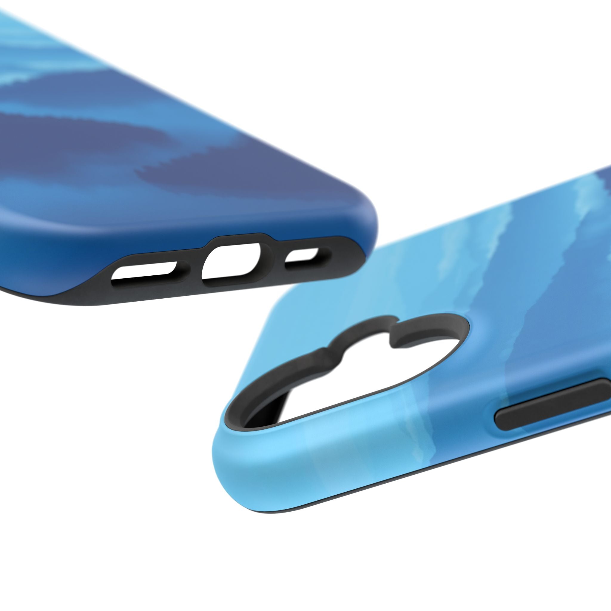 iPhone Fog Rolling Over Hills Pixel Art -Bit Slim iPhone Everyday · iPhone Case