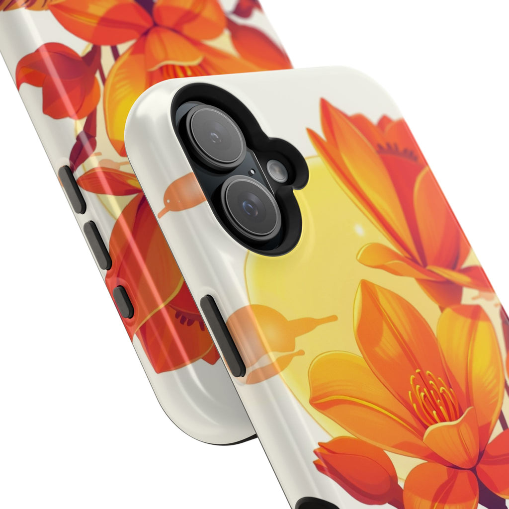 iPhone Dreamy Neon Floral Design Bold Modern Everyday Snap Case · iPhone Case