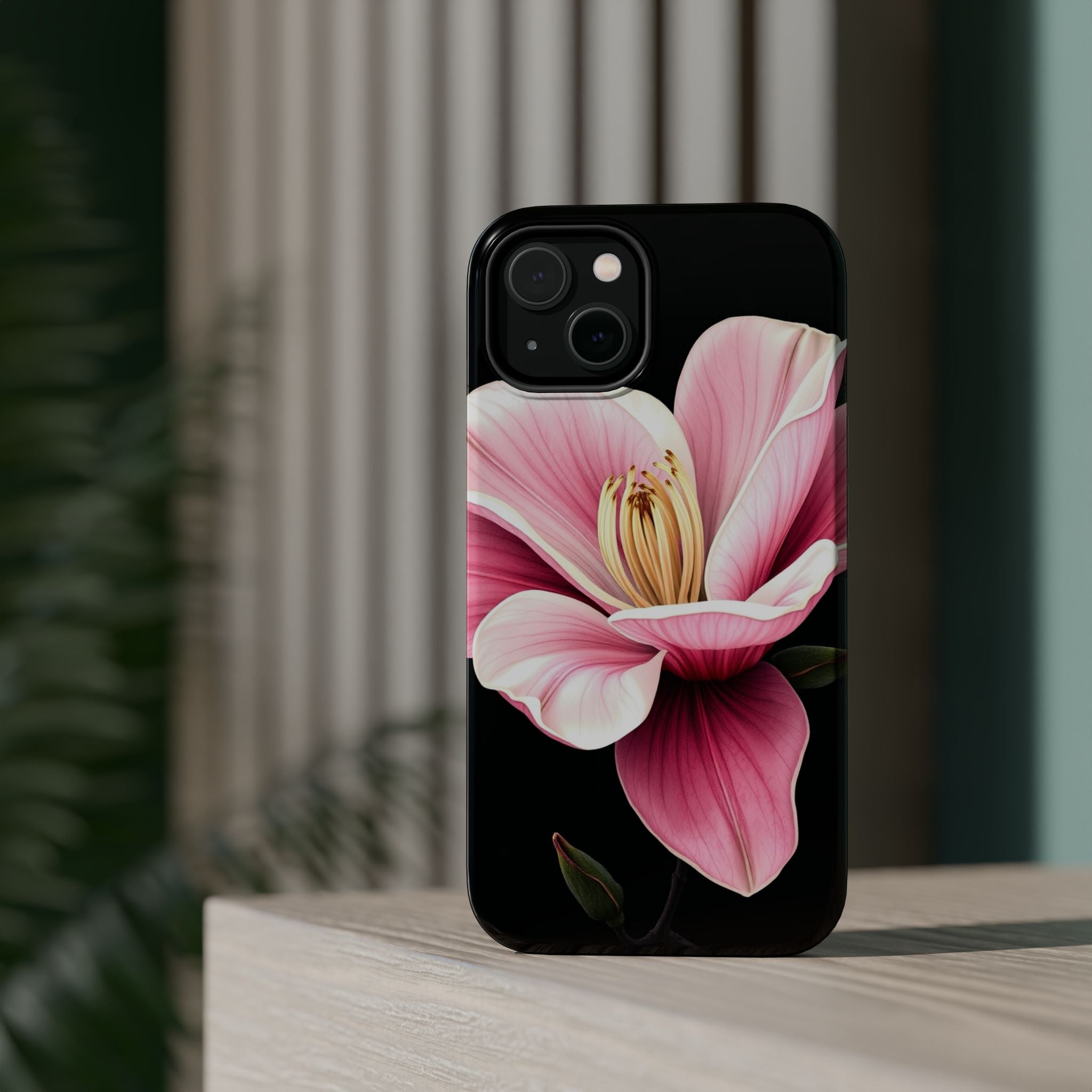 iPhone Magnolia Dream Dark Gothic Ink Slim Everyday Designer Case · iPhone Case