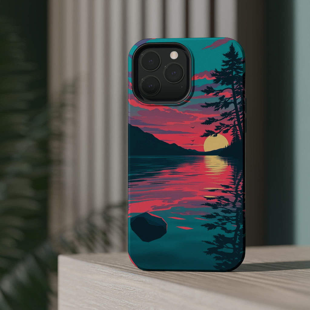 iPhone Dreamy Lake at Twilight Design Slim Everyday iPhone 16 Designer · iPhone