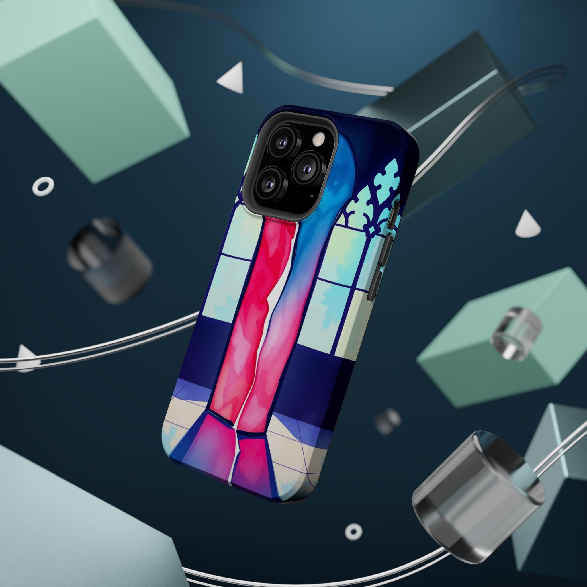 iPhone Stained Glass Break Electric Art Slim Everyday iPhone Designer · iPhone C